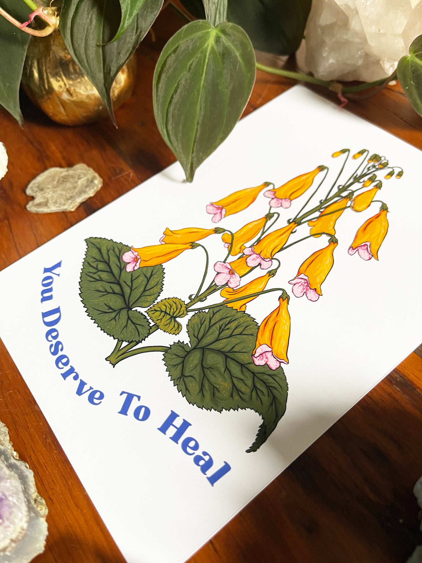 You Deserve To Heal: Mental Health Print