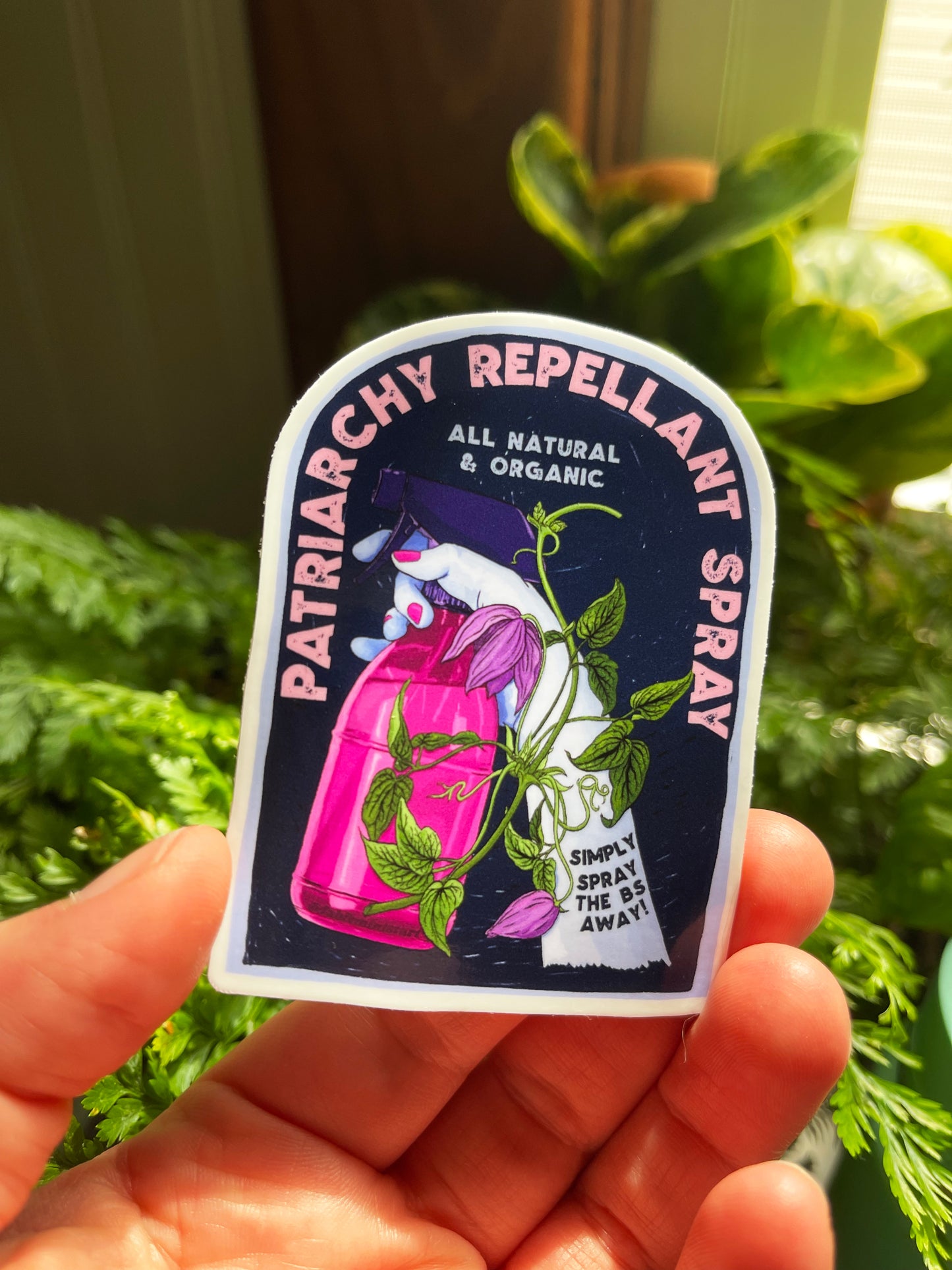 Patriarchy Repellant Spray: Feminist Sticker