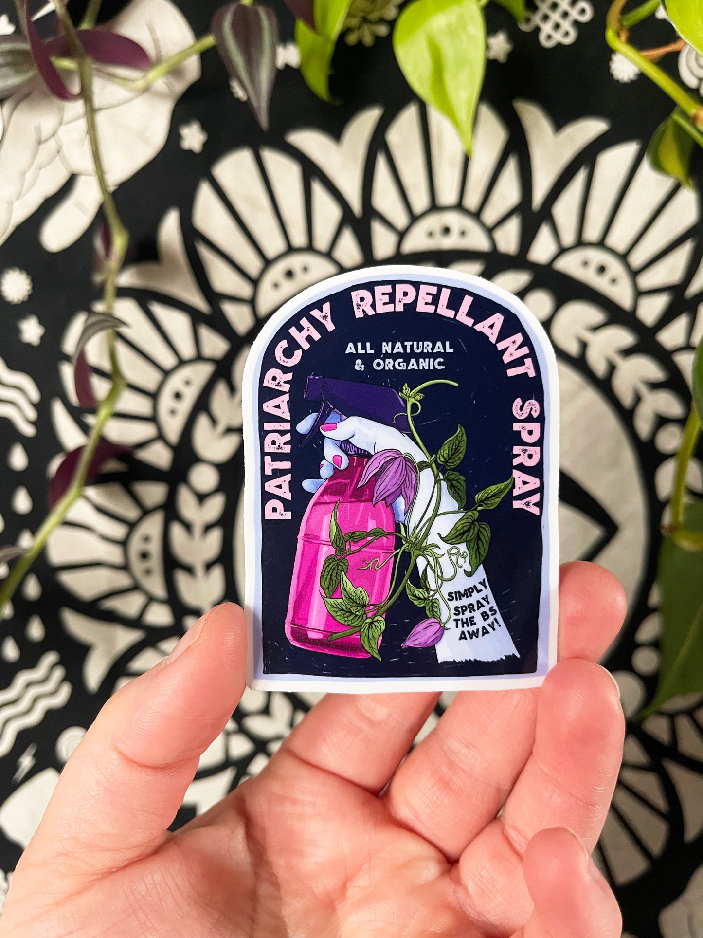 Patriarchy Repellant Spray: Feminist Sticker