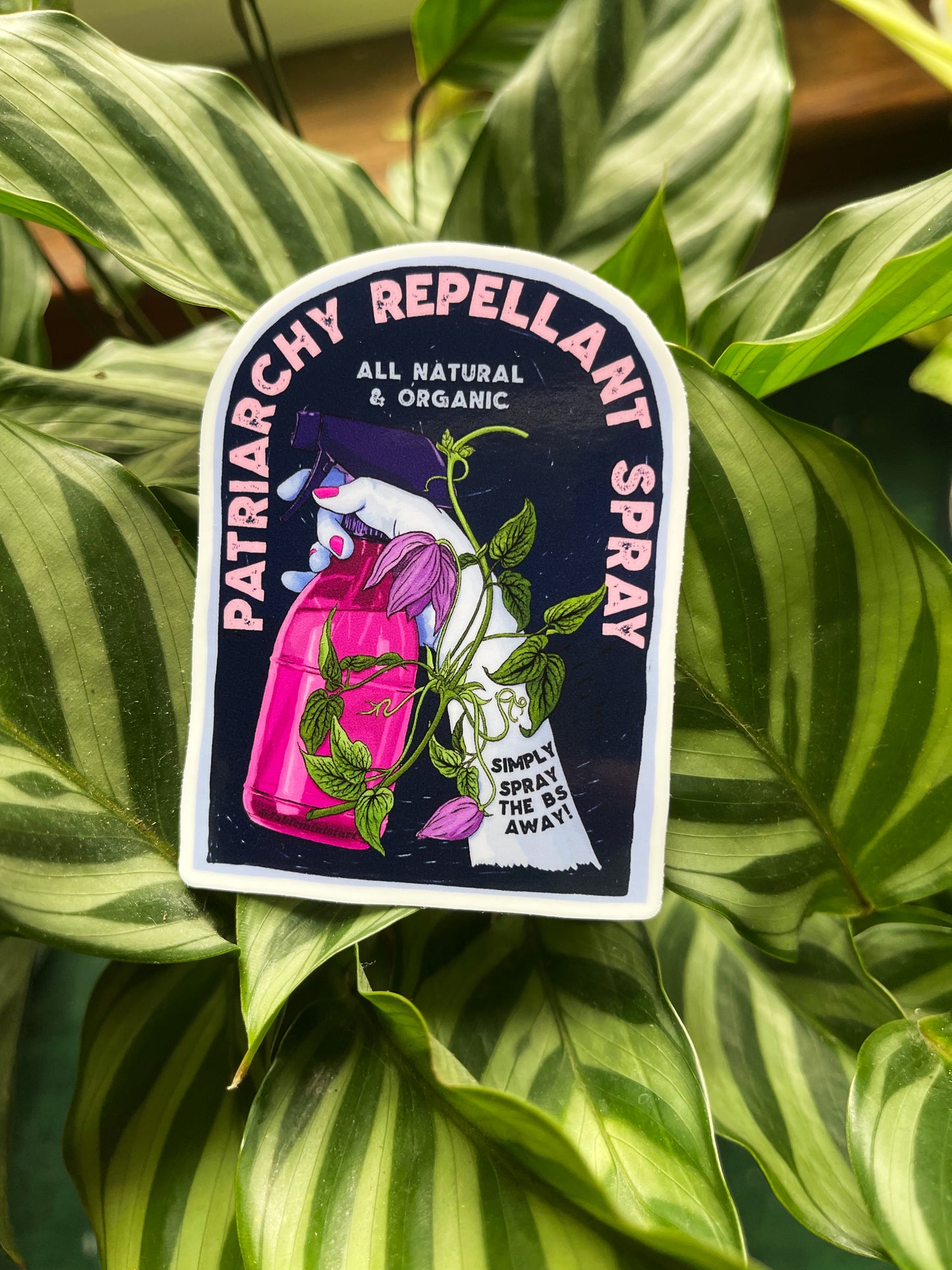 Patriarchy Repellant Spray: Feminist Sticker