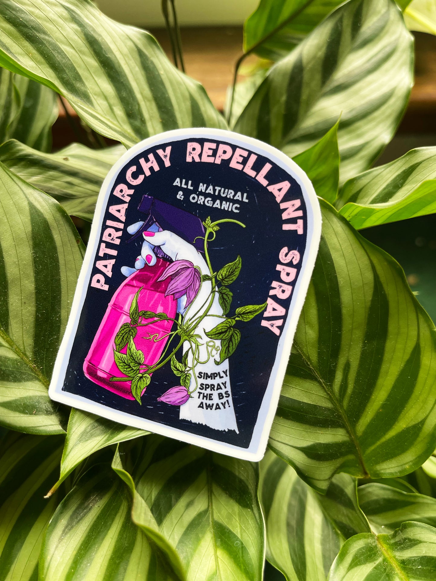 Patriarchy Repellant Spray: Feminist Sticker