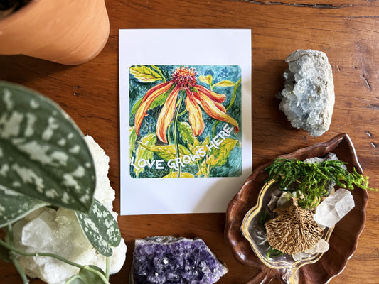 Love Grows Here: Mental Health Print