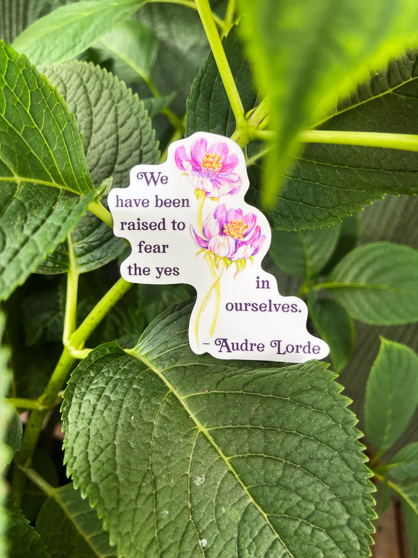 We Have Been Raised To Fear The Yes In Ourselves, Audre Lorde: Feminist Sticker