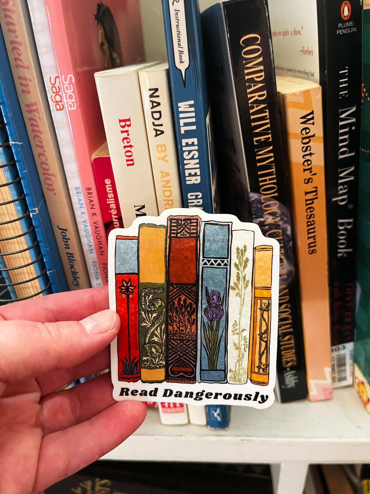 Read Dangerously: Bookish Sticker