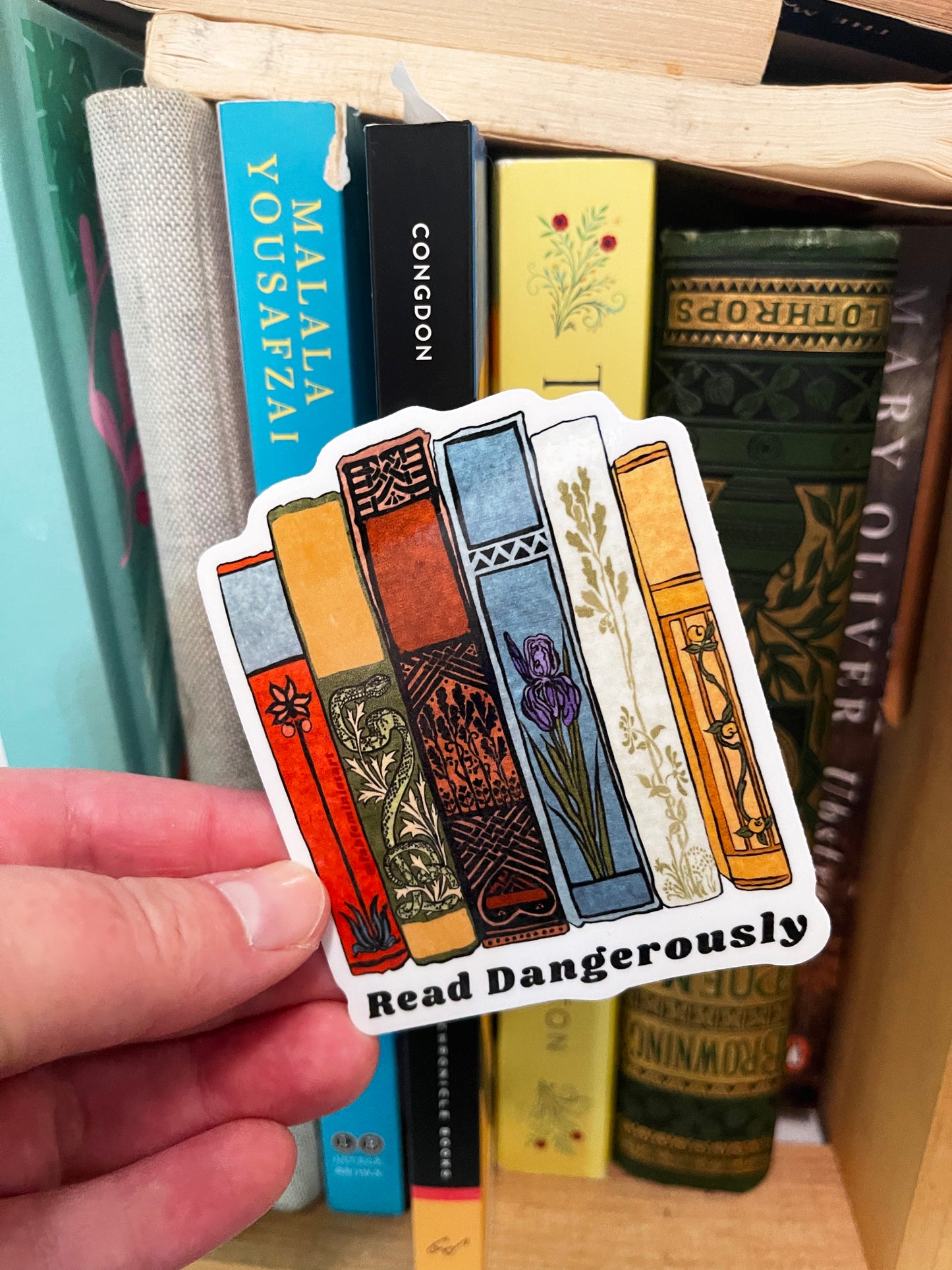 Read Dangerously: Bookish Sticker