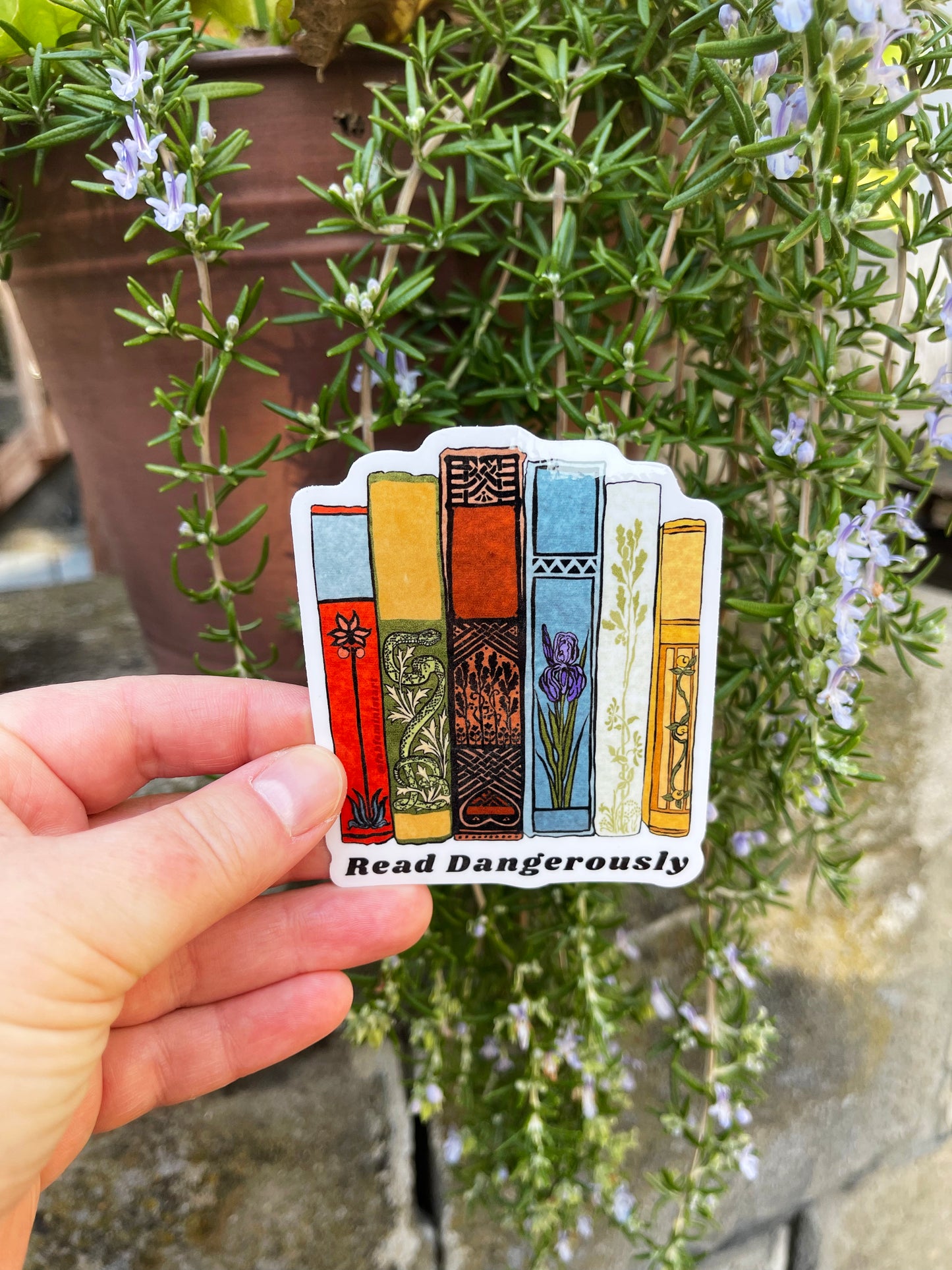 Read Dangerously: Bookish Sticker