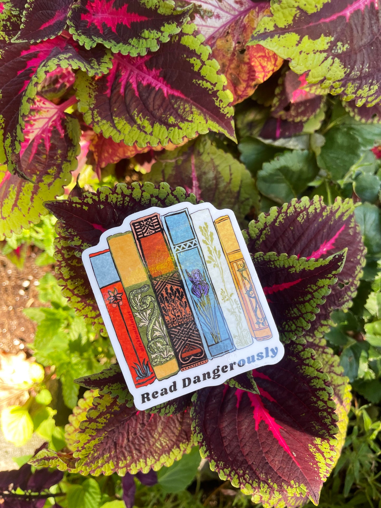 Read Dangerously: Bookish Sticker