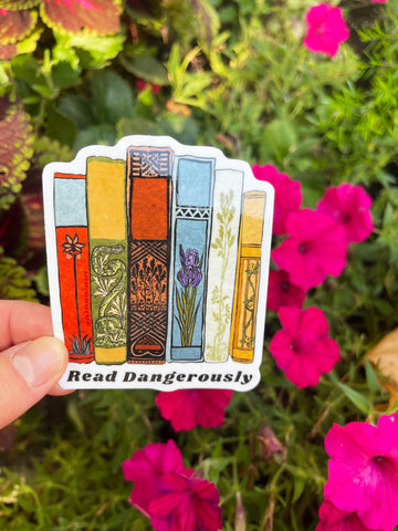Read Dangerously: Bookish Sticker