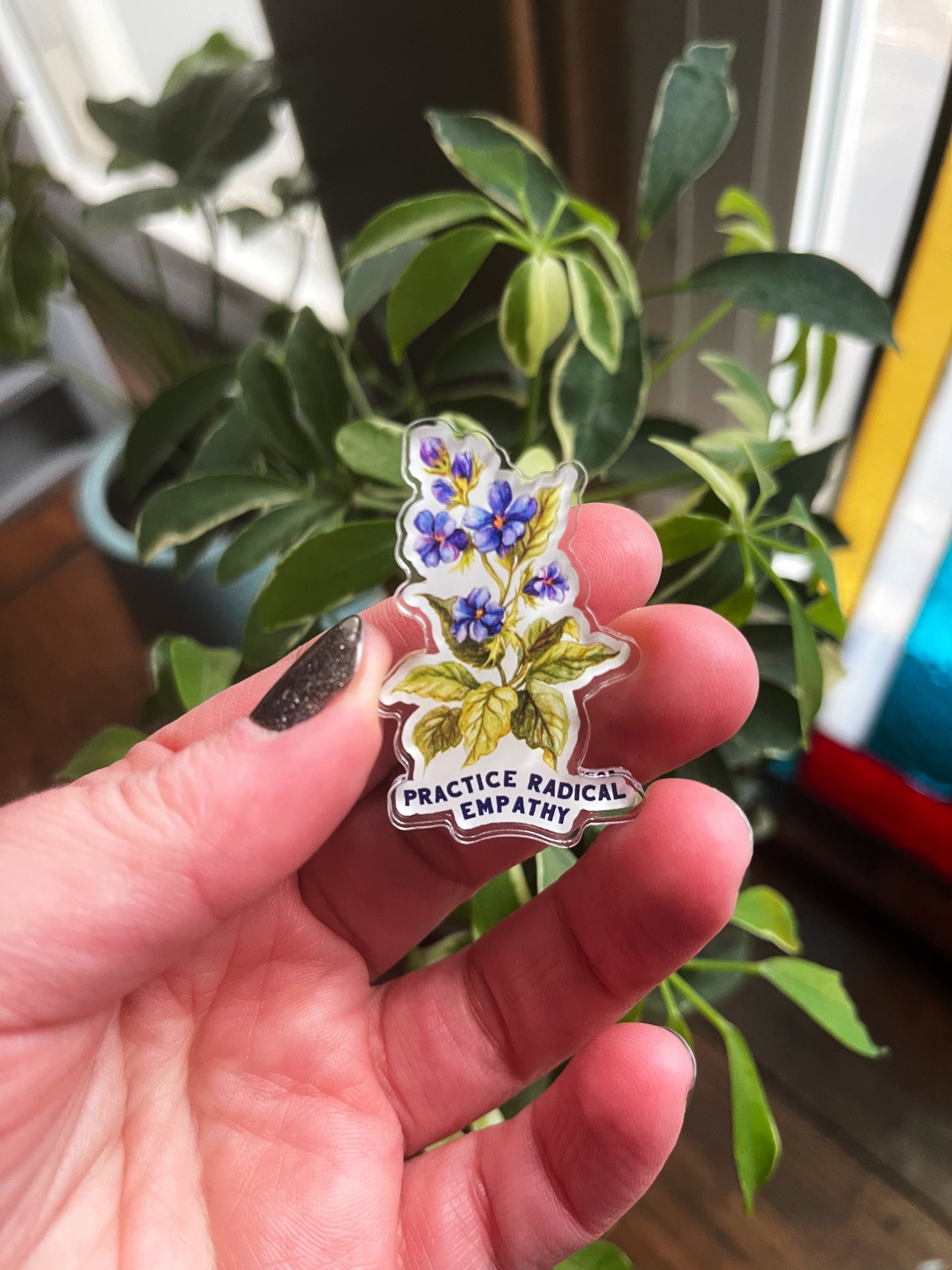 Practice Radical Empathy: Feminist Lapel Pin