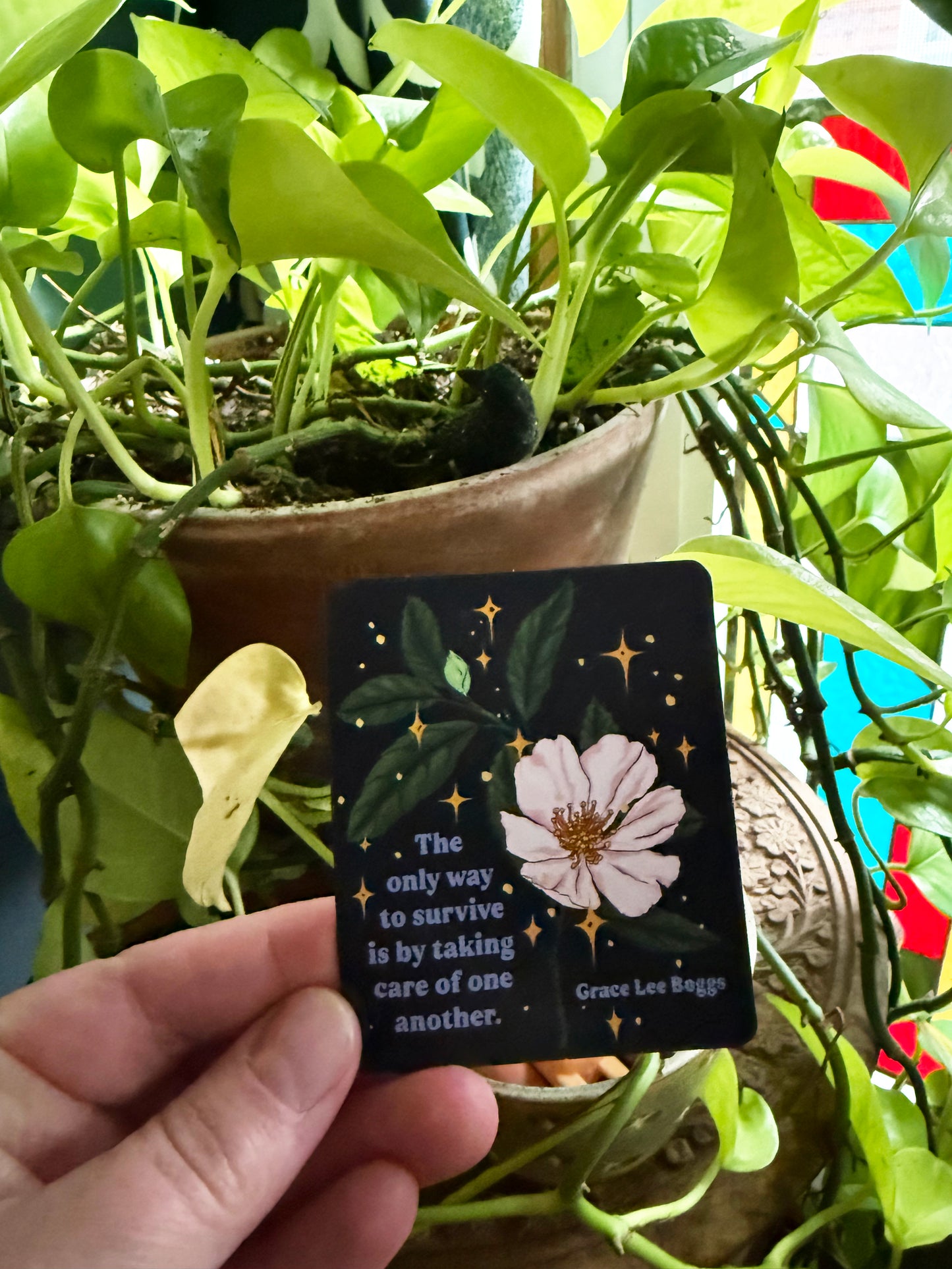 The only way to survive is by taking care of one another, Grace Lee Boggs: Feminist Magnet