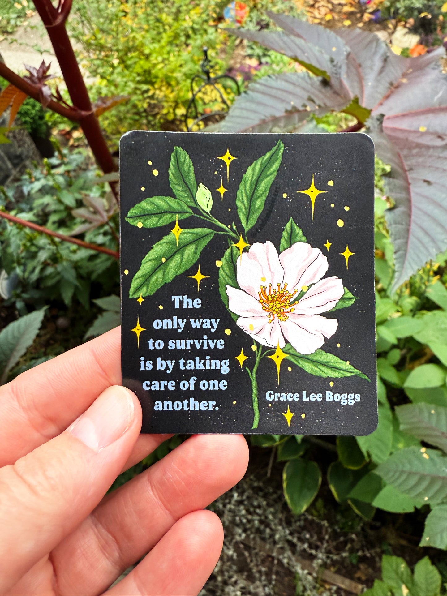 The only way to survive is by taking care of one another, Grace Lee Boggs: Feminist Magnet