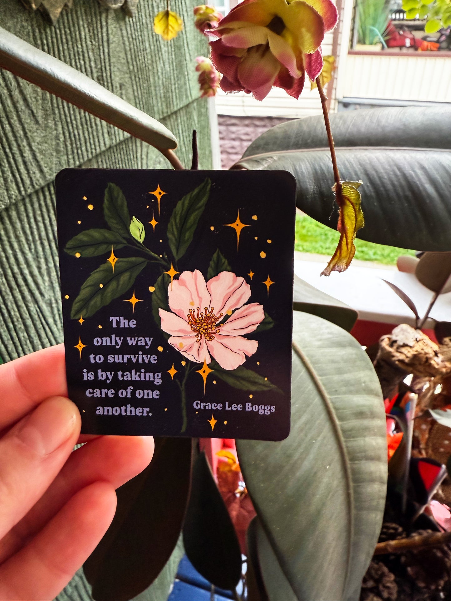 The only way to survive is by taking care of one another, Grace Lee Boggs: Feminist Magnet