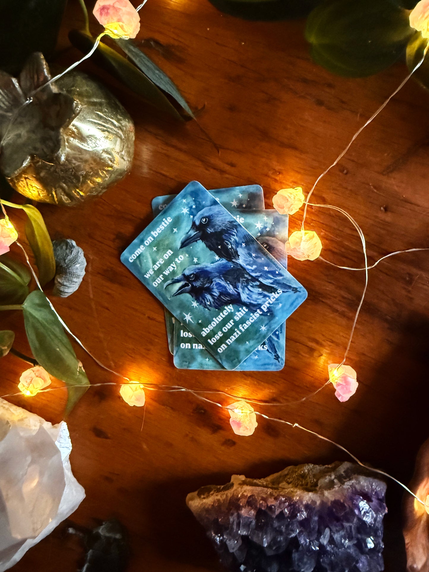 Come on bestie we are on our way to absolutely lose our shit on n*zi fascist pricks: feminist sticker