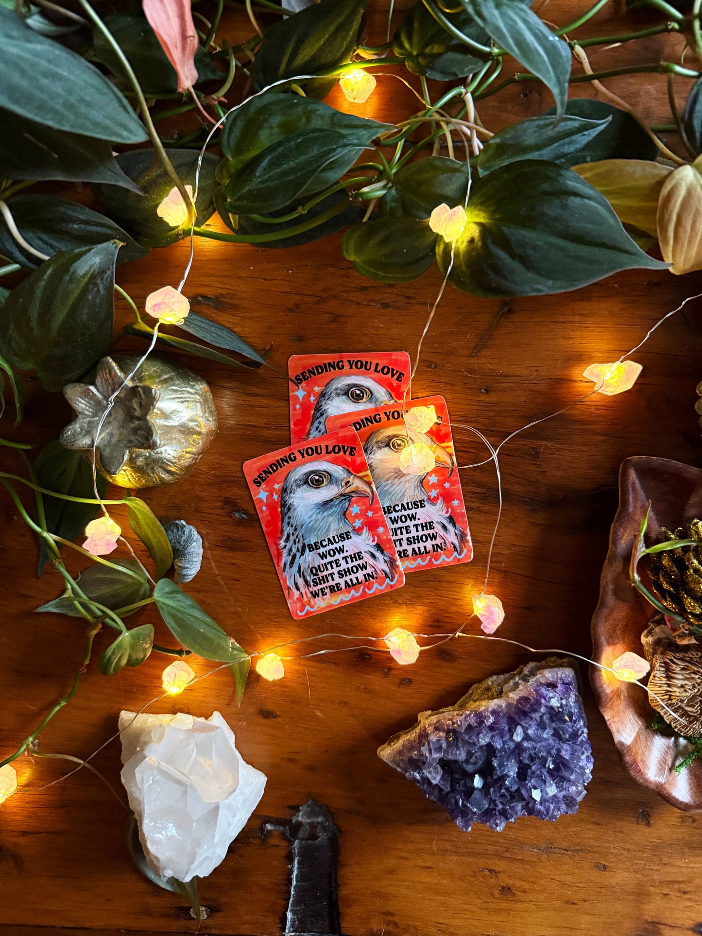 Sending You Love Because Wow Quite The Shit Show We're All In: Feminist Sticker