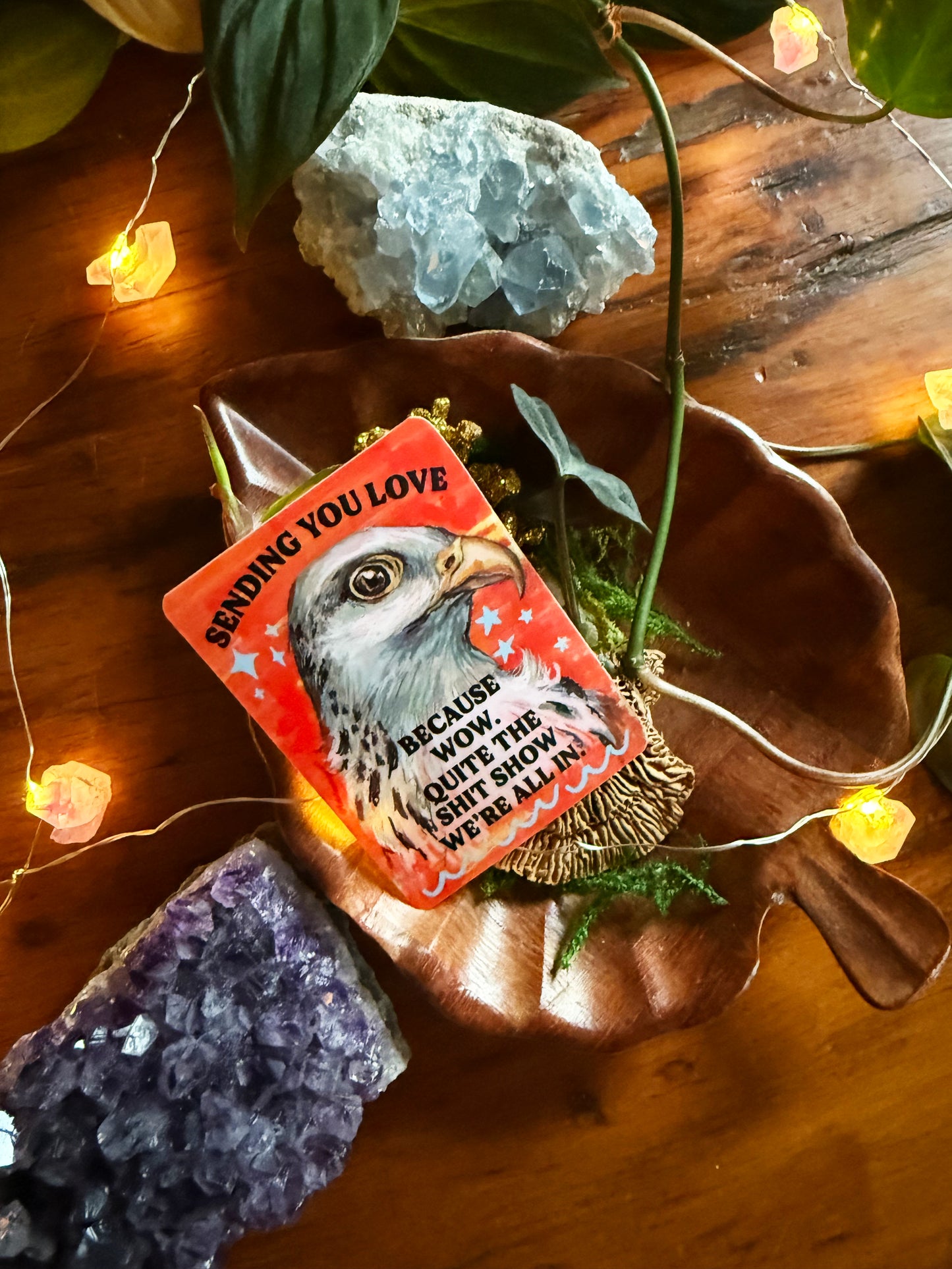 Sending You Love Because Wow Quite The Shit Show We're All In: Feminist Sticker