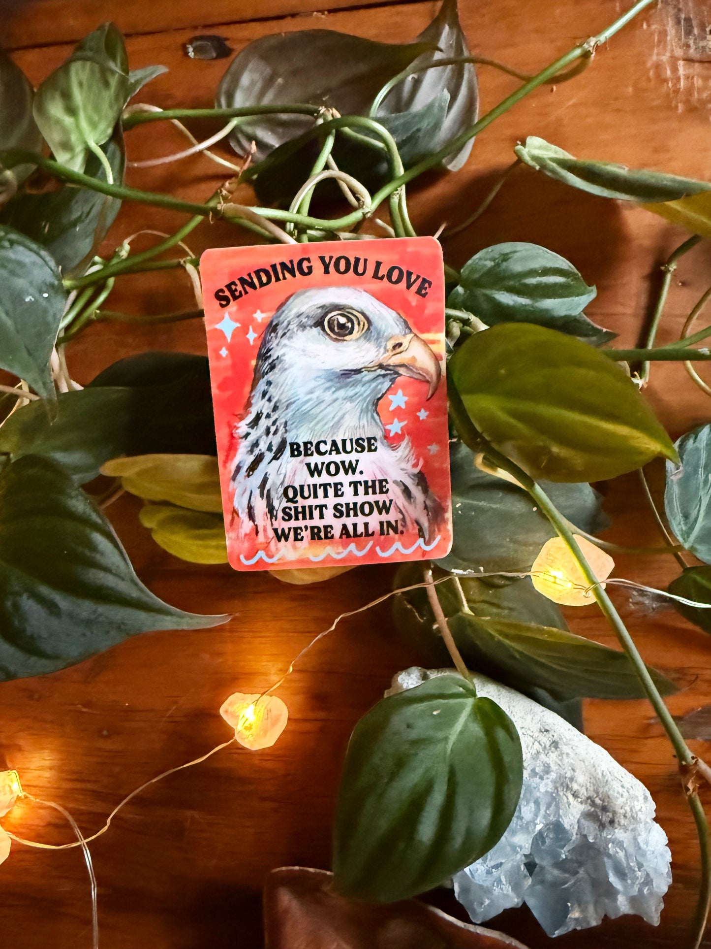 Sending You Love Because Wow Quite The Shit Show We're All In: Feminist Sticker