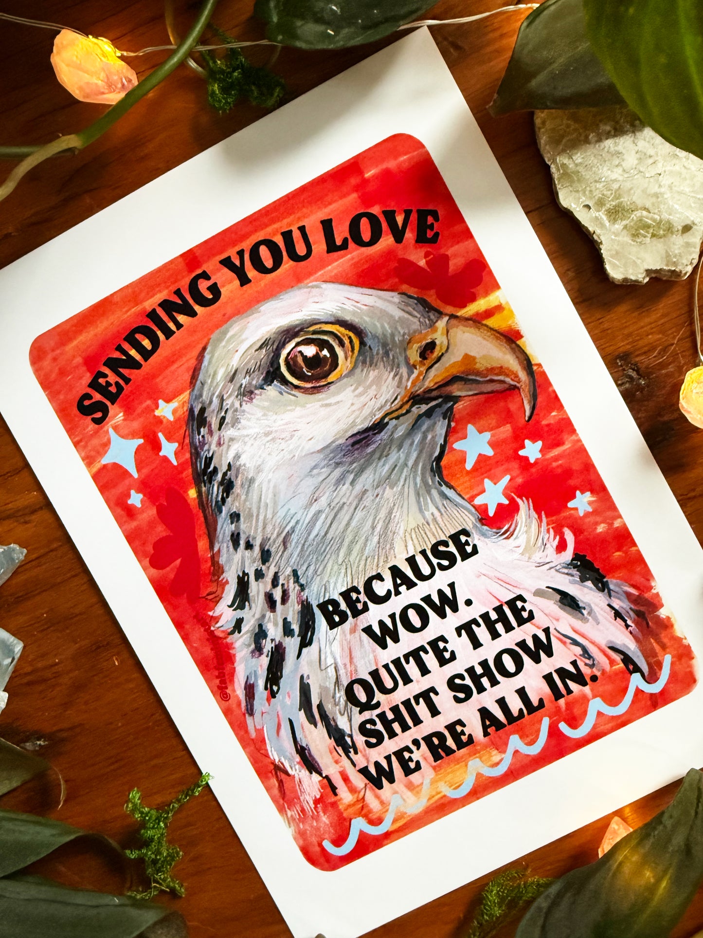 Sending you love because wow. Quite the shit show we're all in: Feminist print