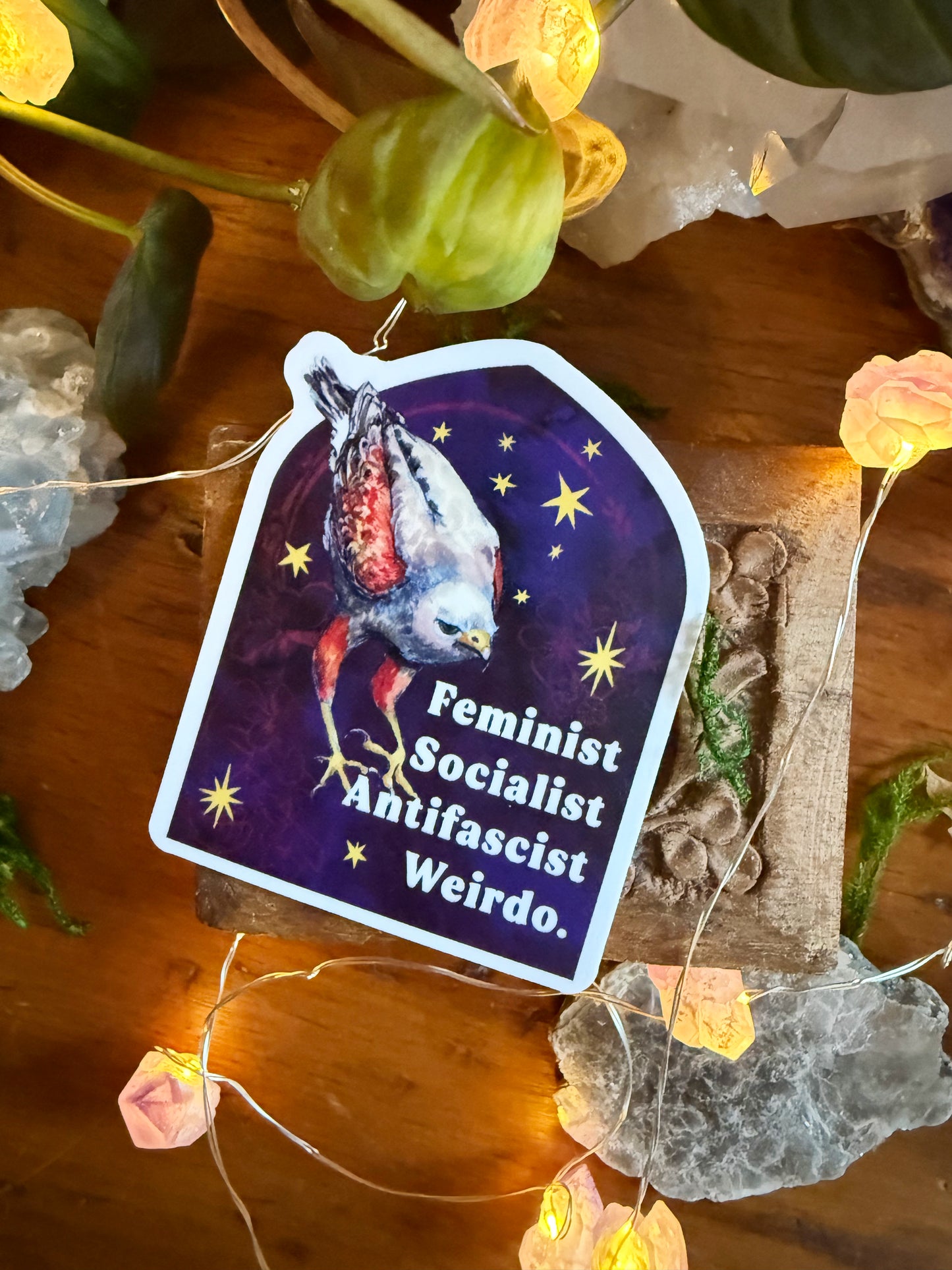 Feminist Socialist Antifascist Weirdo: Feminist Sticker