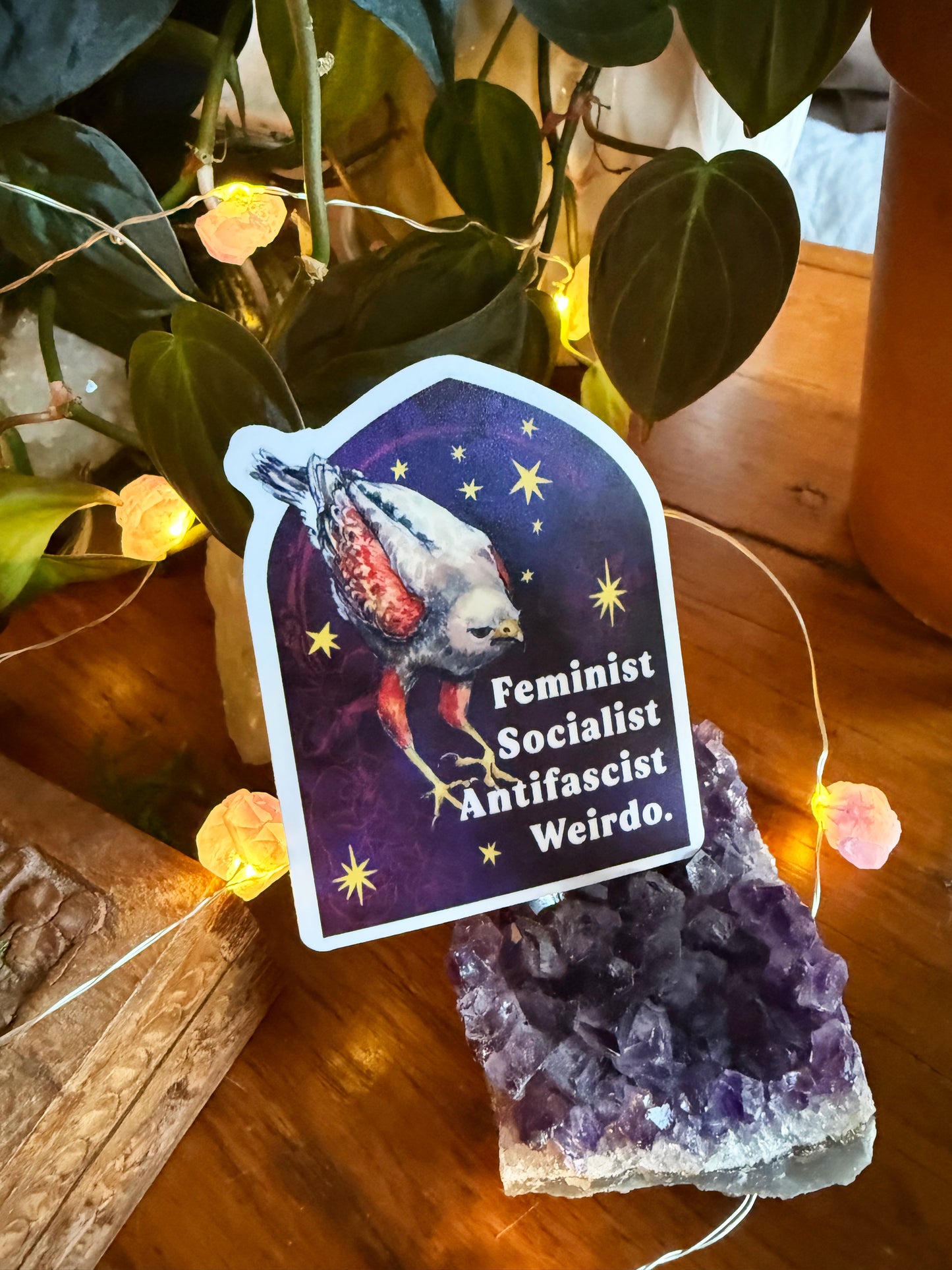 Feminist Socialist Antifascist Weirdo: Feminist Sticker