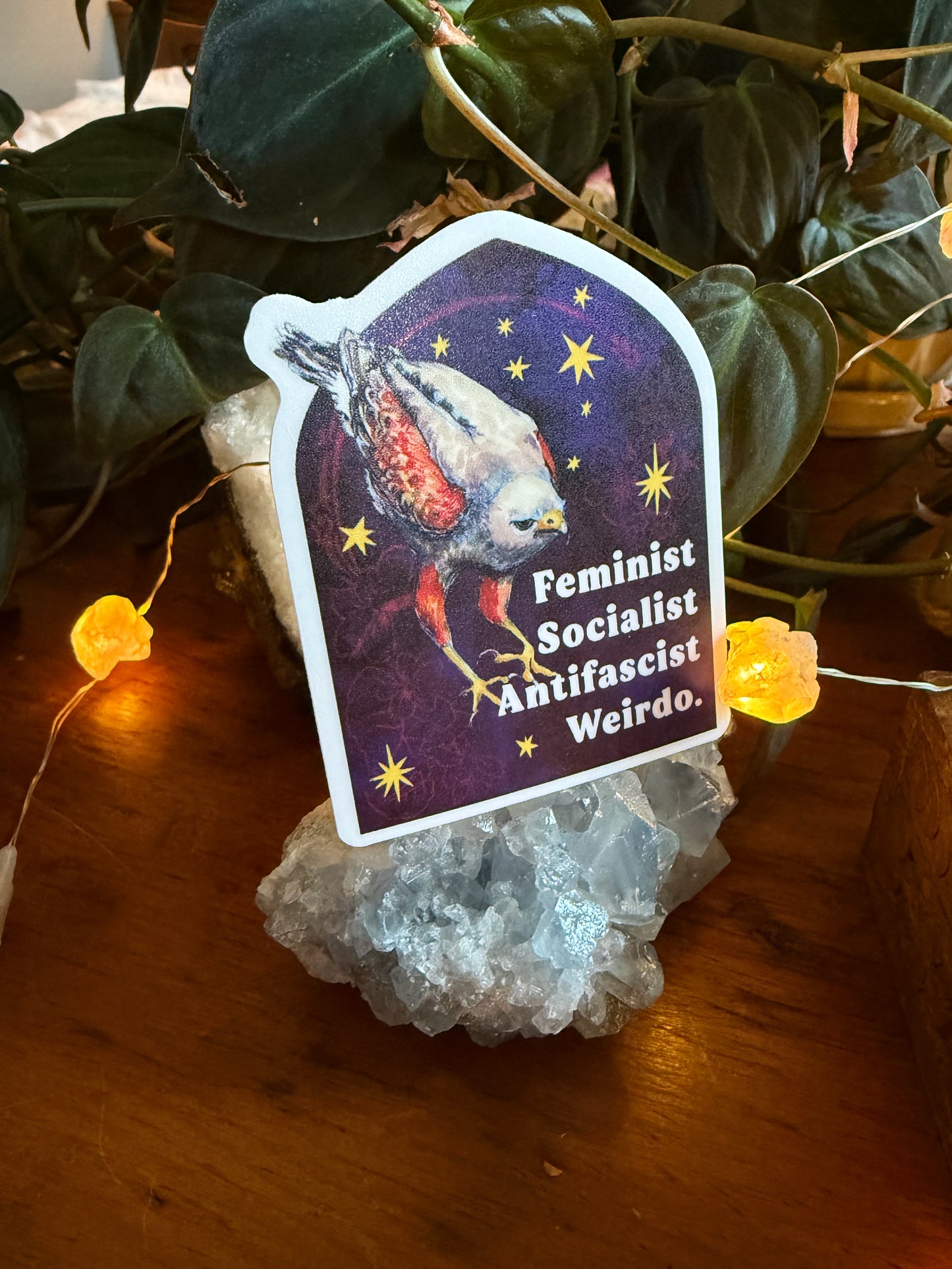 Feminist Socialist Antifascist Weirdo: Feminist Sticker