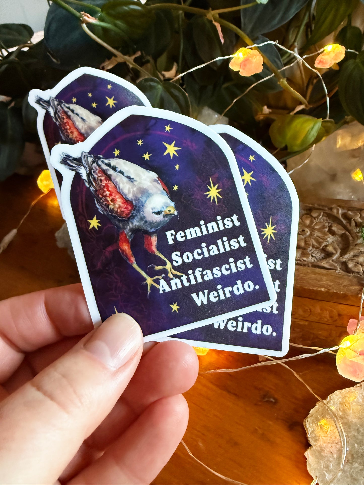Feminist Socialist Antifascist Weirdo: Feminist Sticker