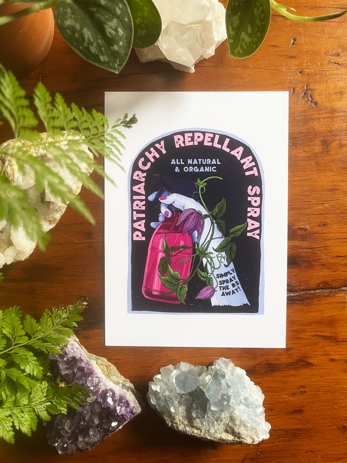 Patriarchy Repellant Spray: Feminist Print