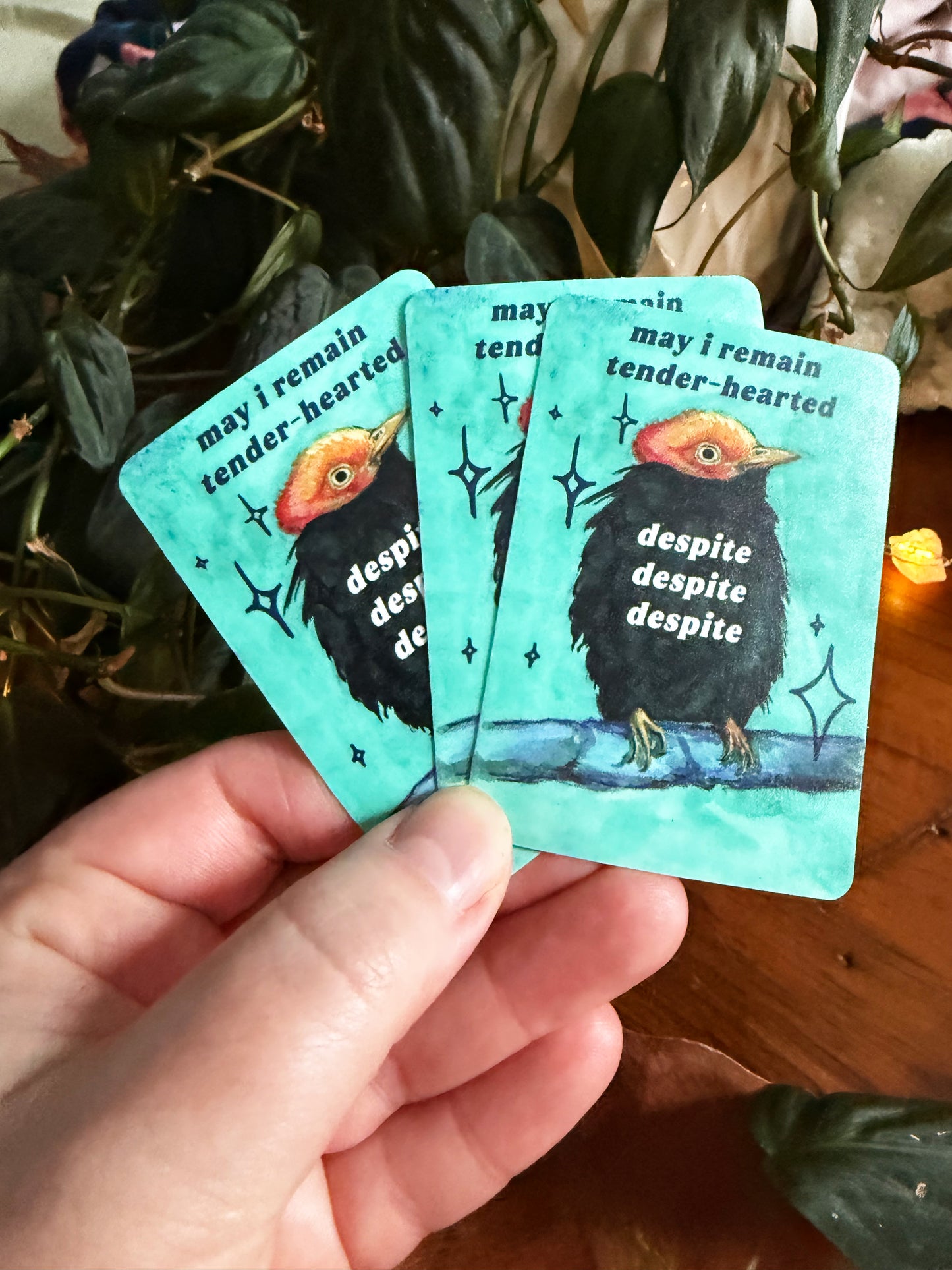 may i remain tender-hearted despite despite despite: feminist stickers