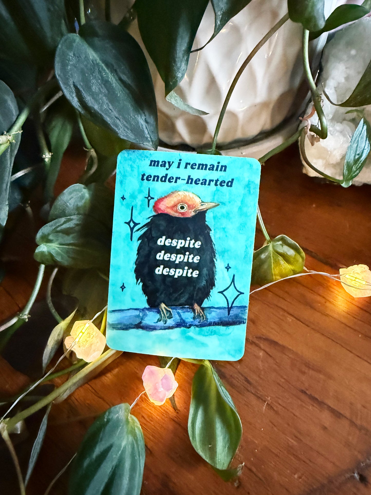 may i remain tender-hearted despite despite despite: feminist stickers