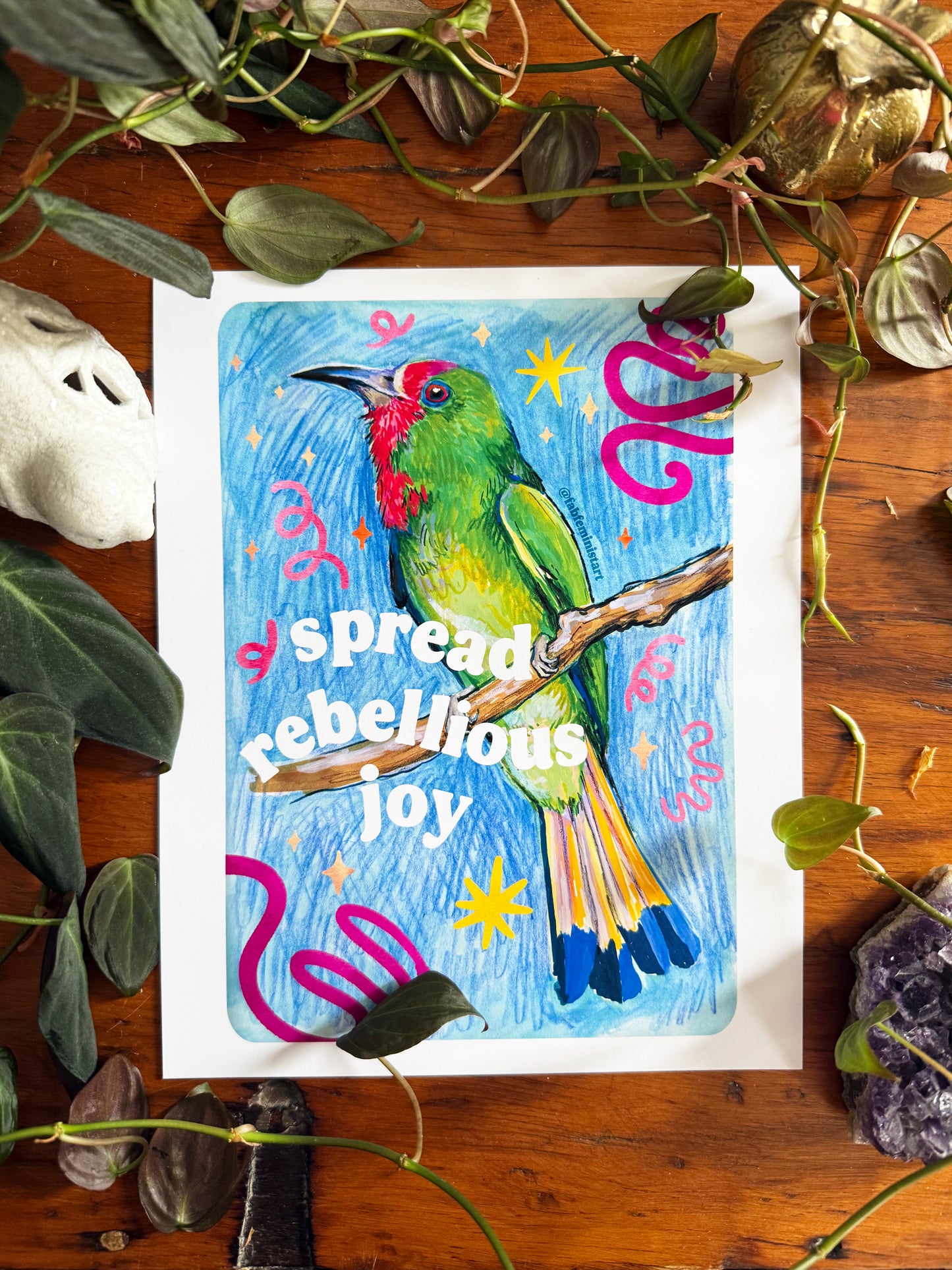 Spread Rebellious Joy: Feminist Print