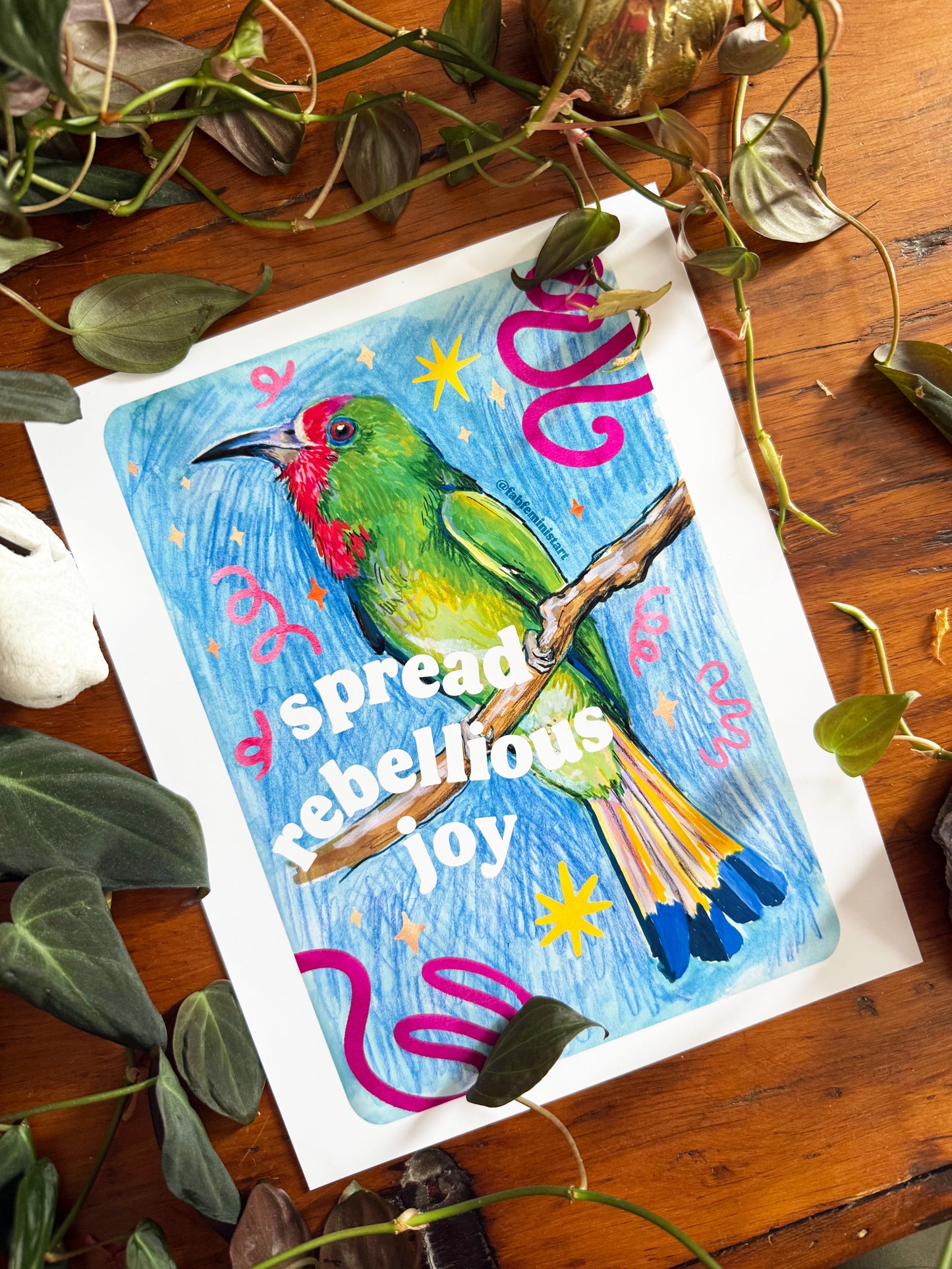 Spread Rebellious Joy: Feminist Print