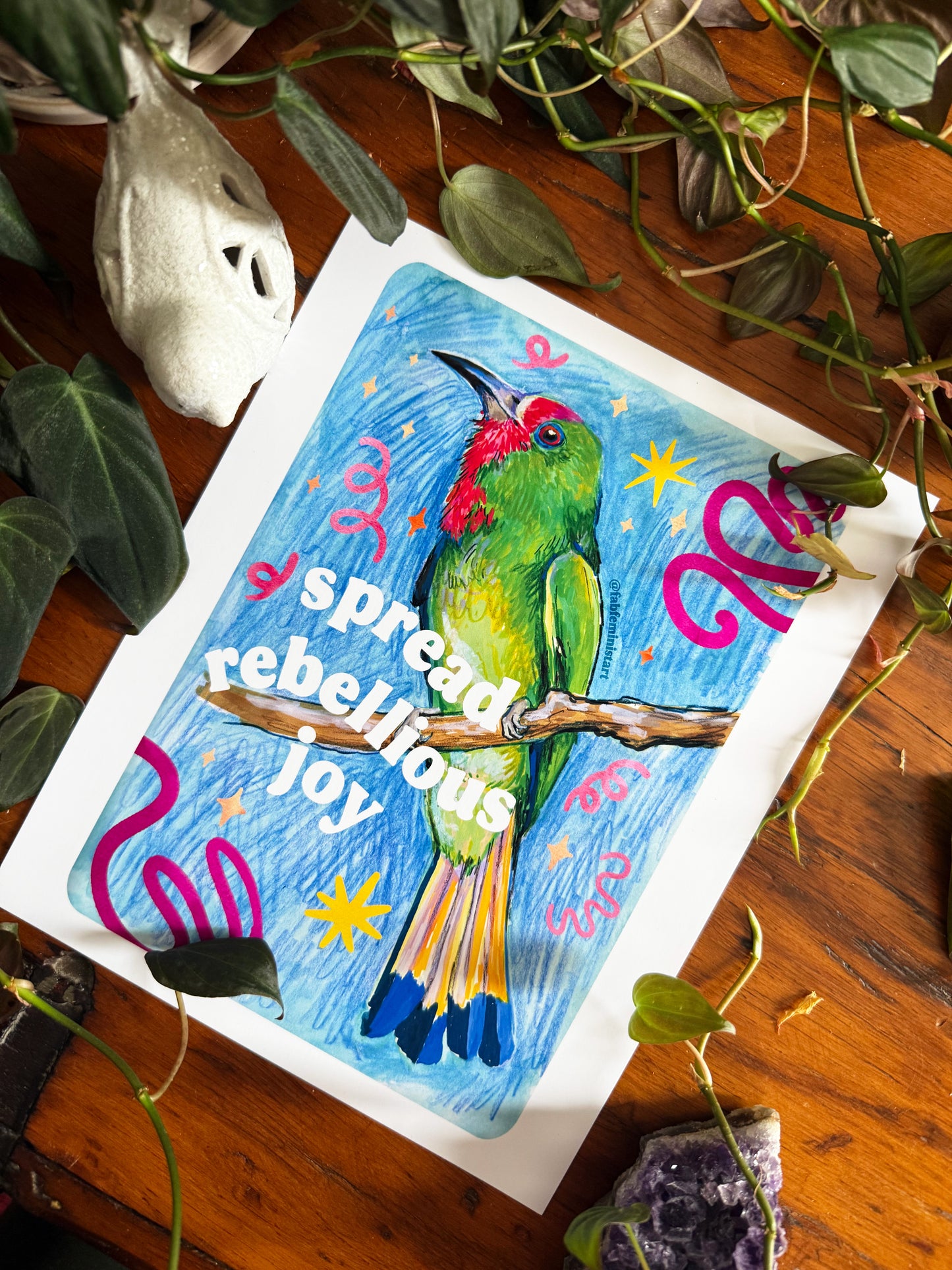 Spread Rebellious Joy: Feminist Print