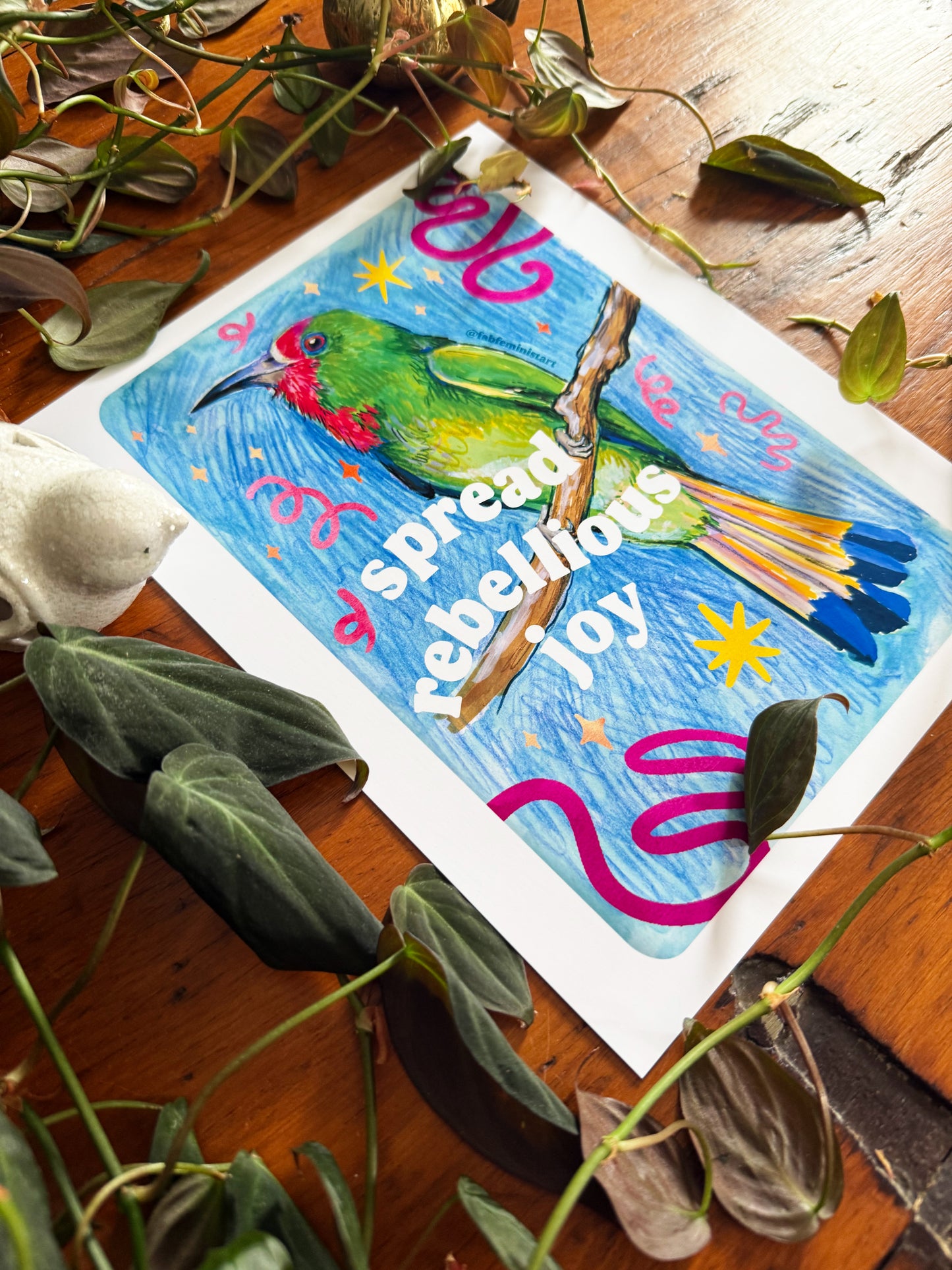 Spread Rebellious Joy: Feminist Print