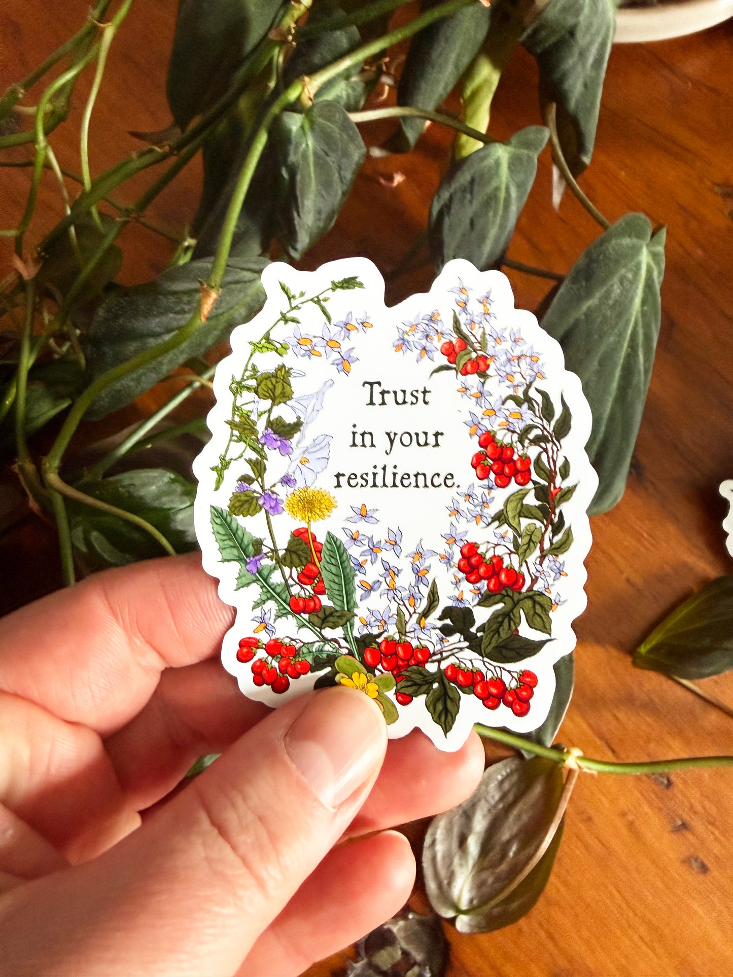 Trust In Your Resilience: Feminist Magnet