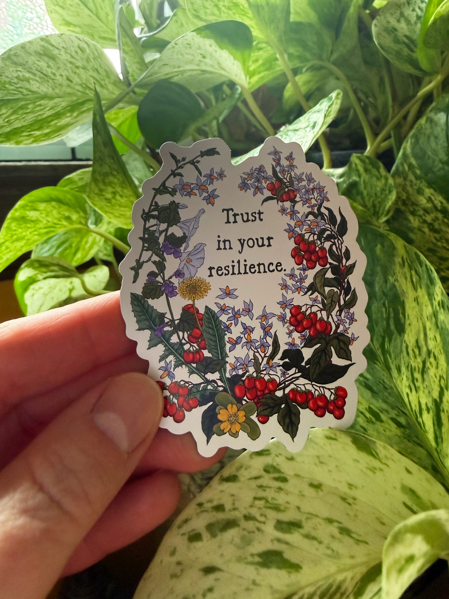 Trust In Your Resilience: Feminist Magnet