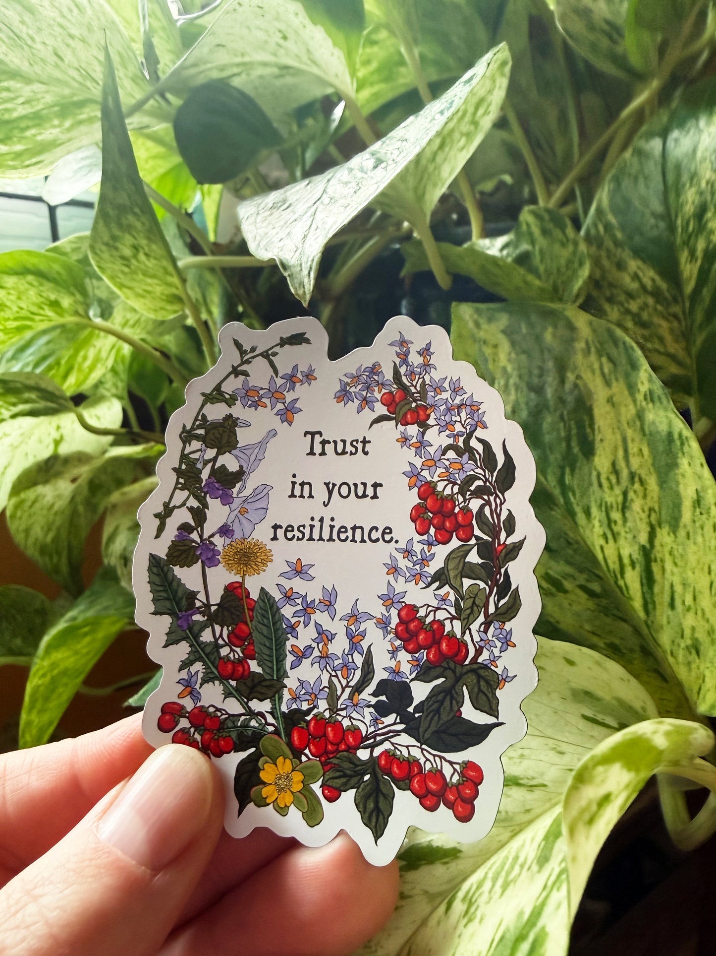 Trust In Your Resilience: Feminist Magnet