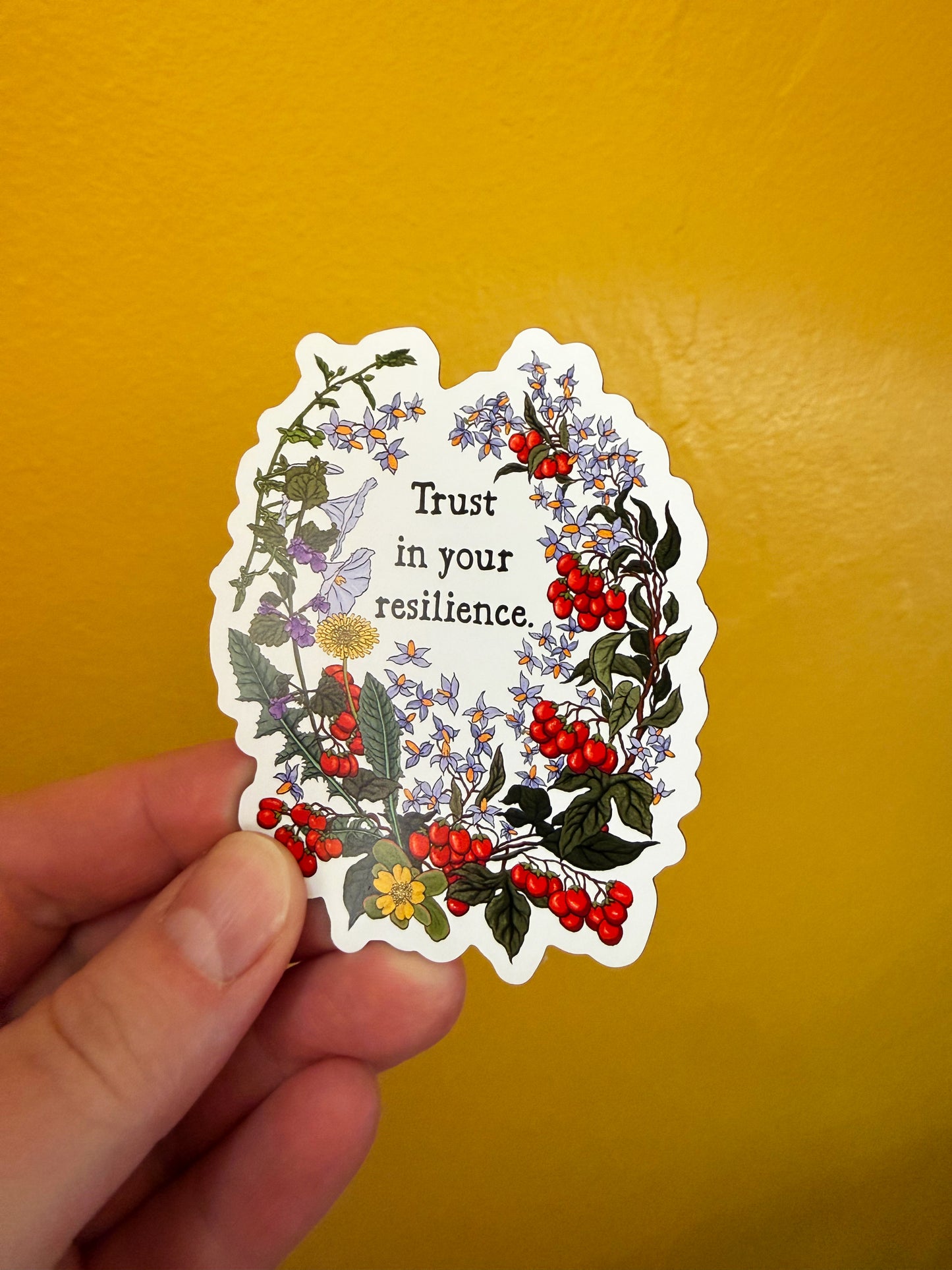Trust In Your Resilience: Feminist Magnet