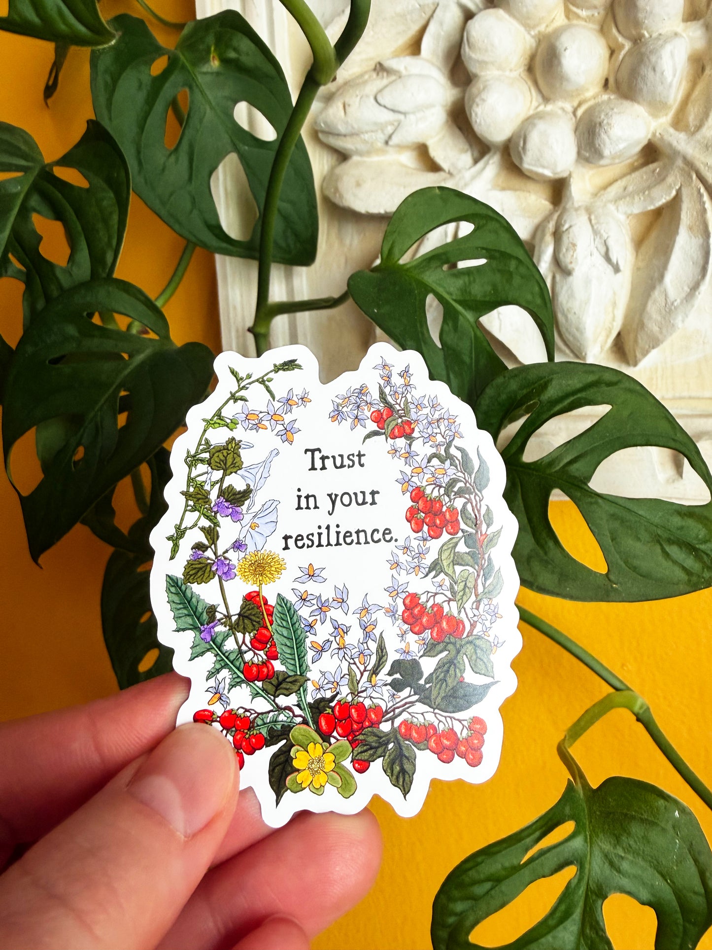 Trust In Your Resilience: Feminist Magnet