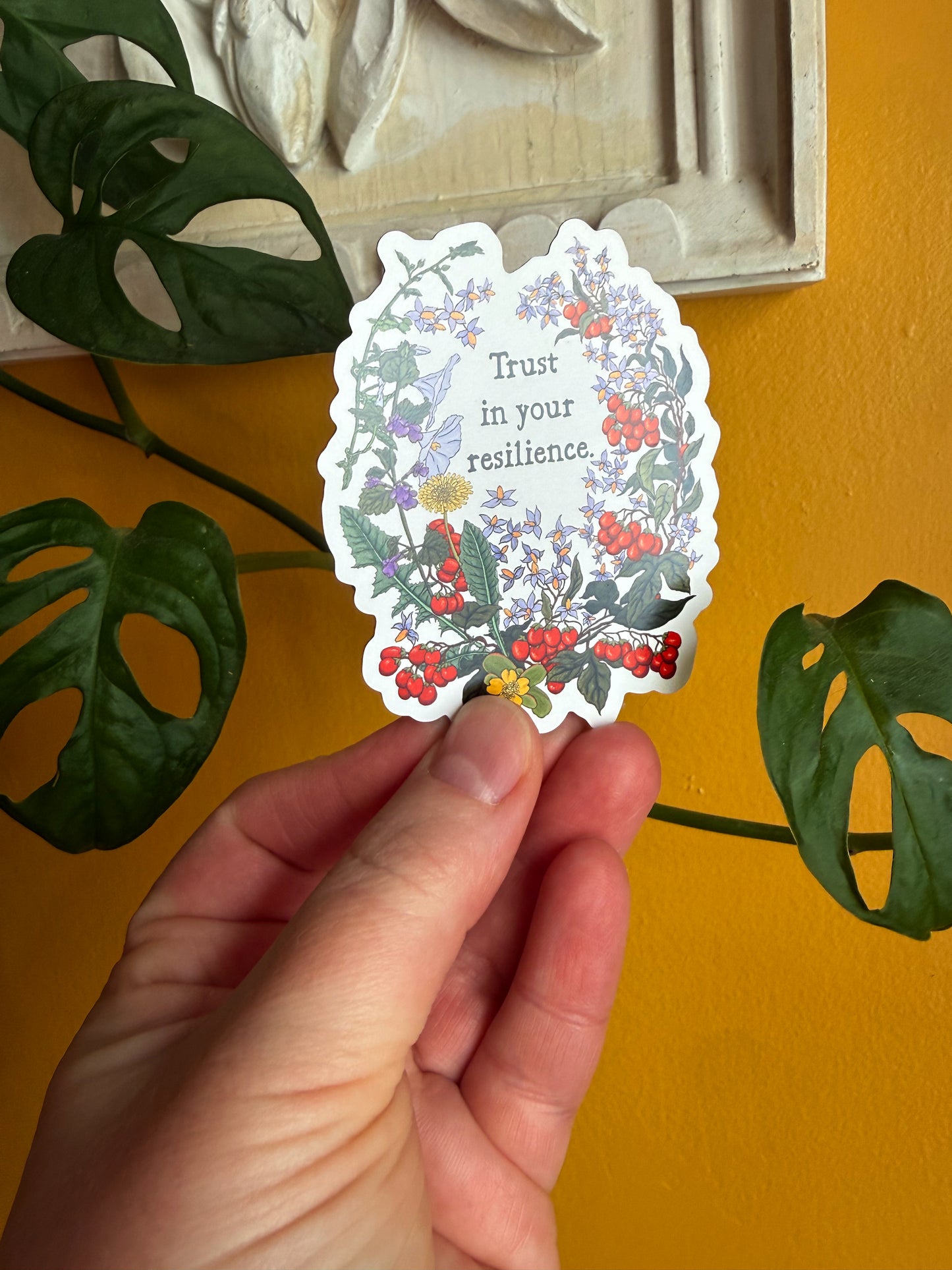 Trust In Your Resilience: Feminist Magnet