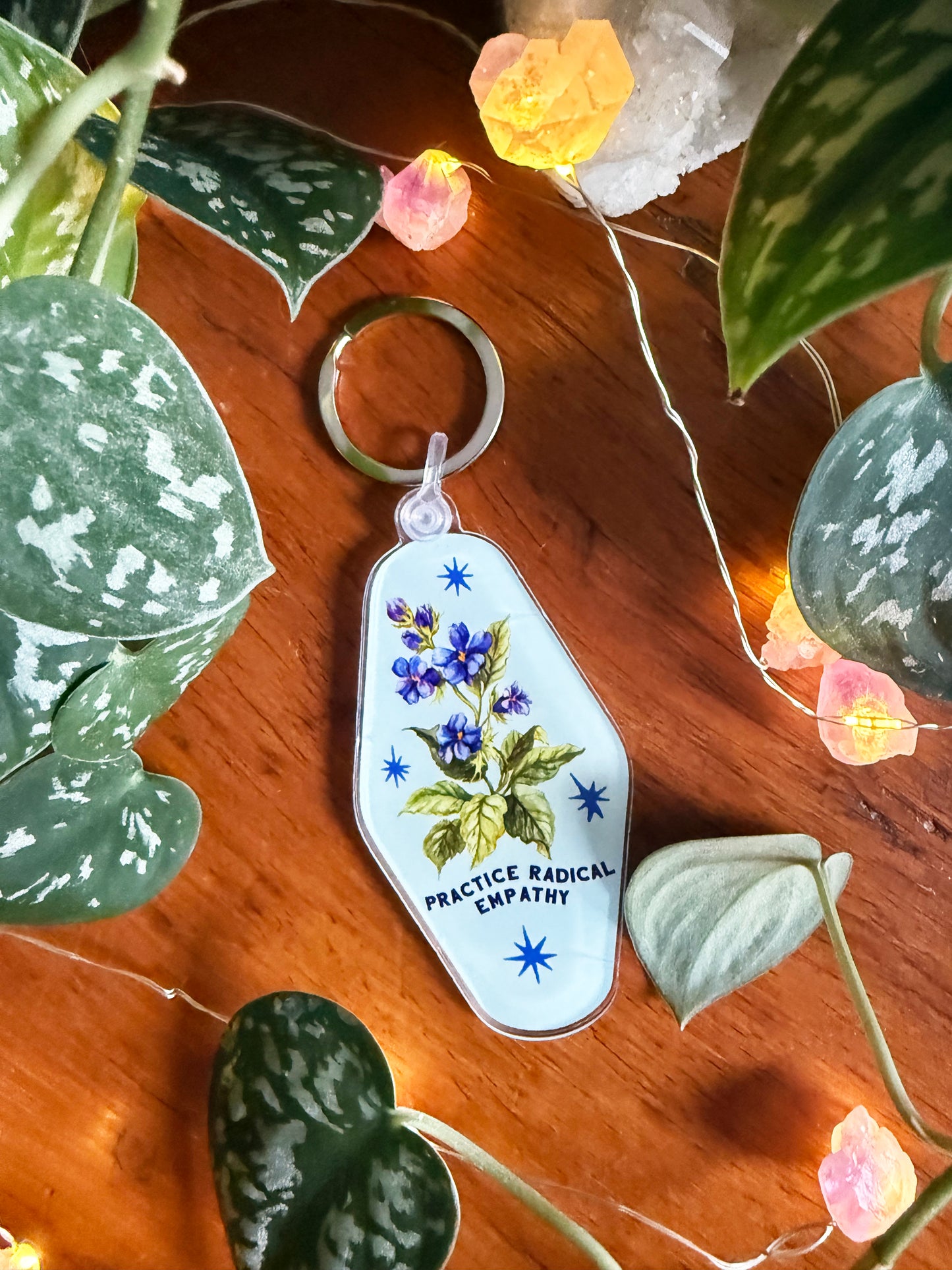 Practice Radical Empathy: Feminist Keychain