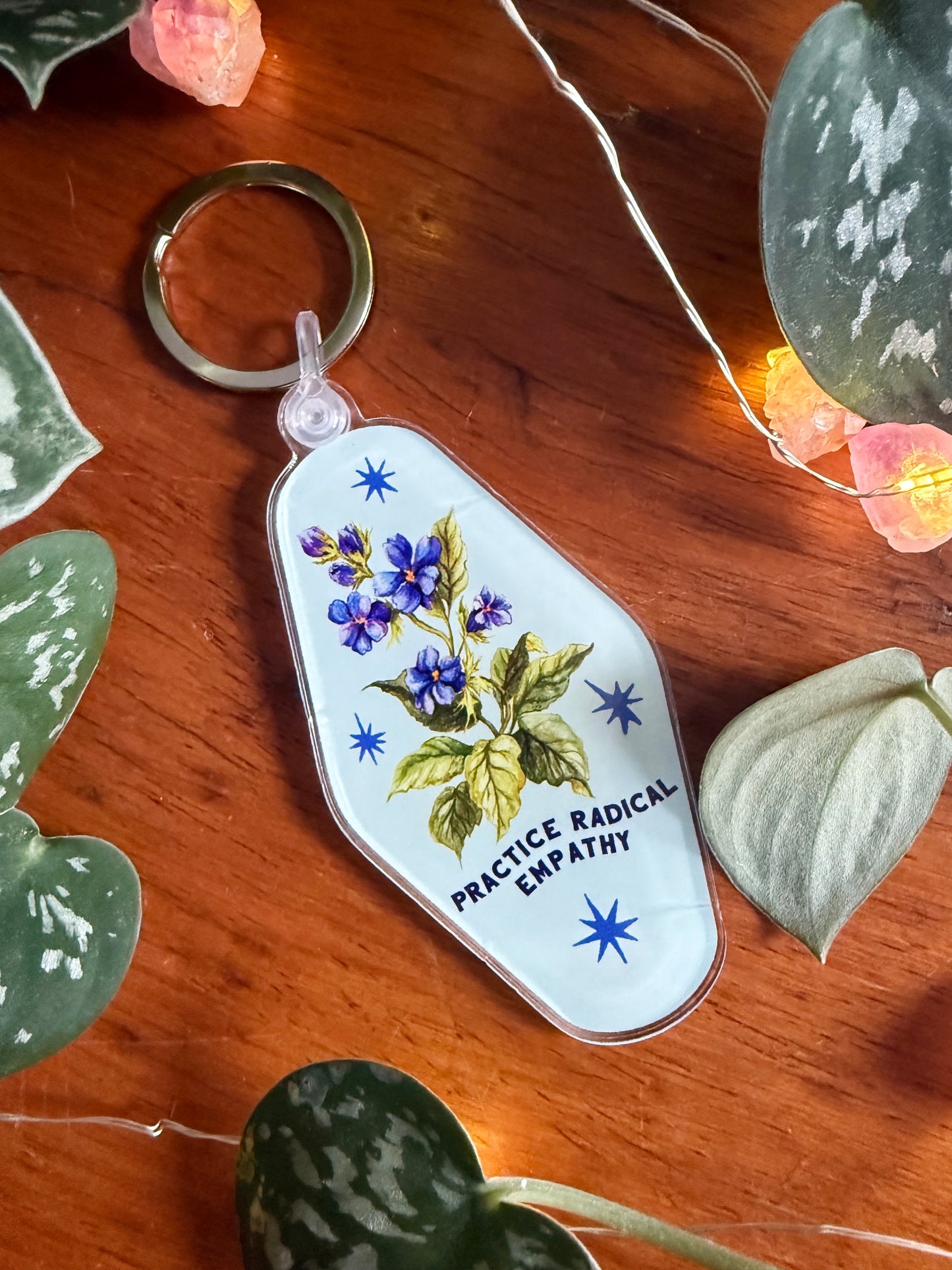 Practice Radical Empathy: Feminist Keychain