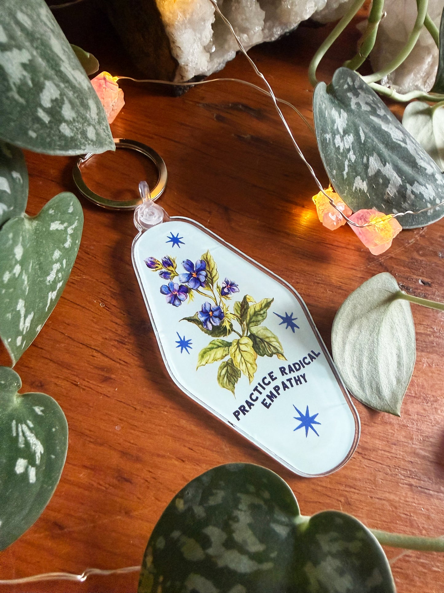 Practice Radical Empathy: Feminist Keychain