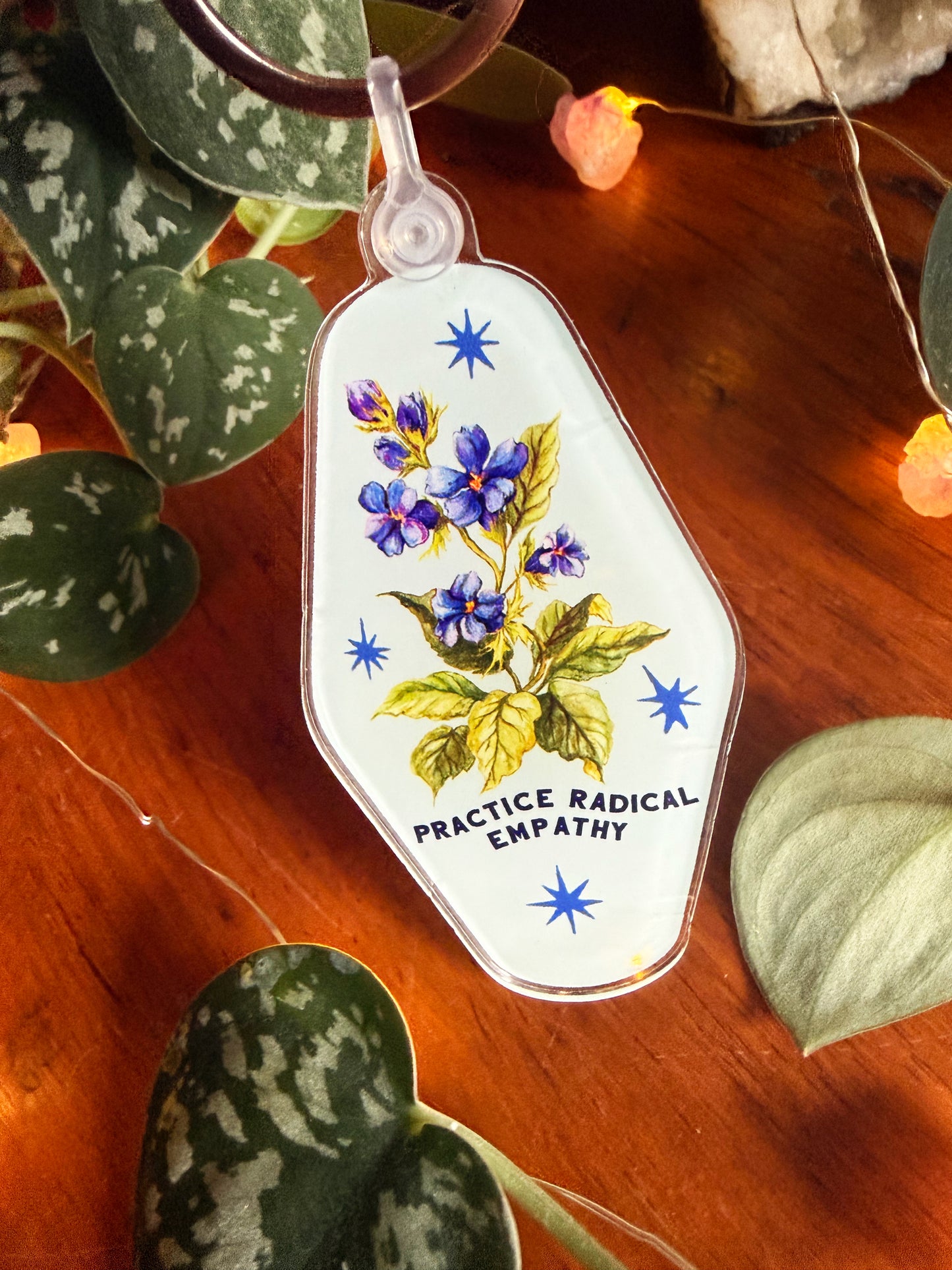 Practice Radical Empathy: Feminist Keychain