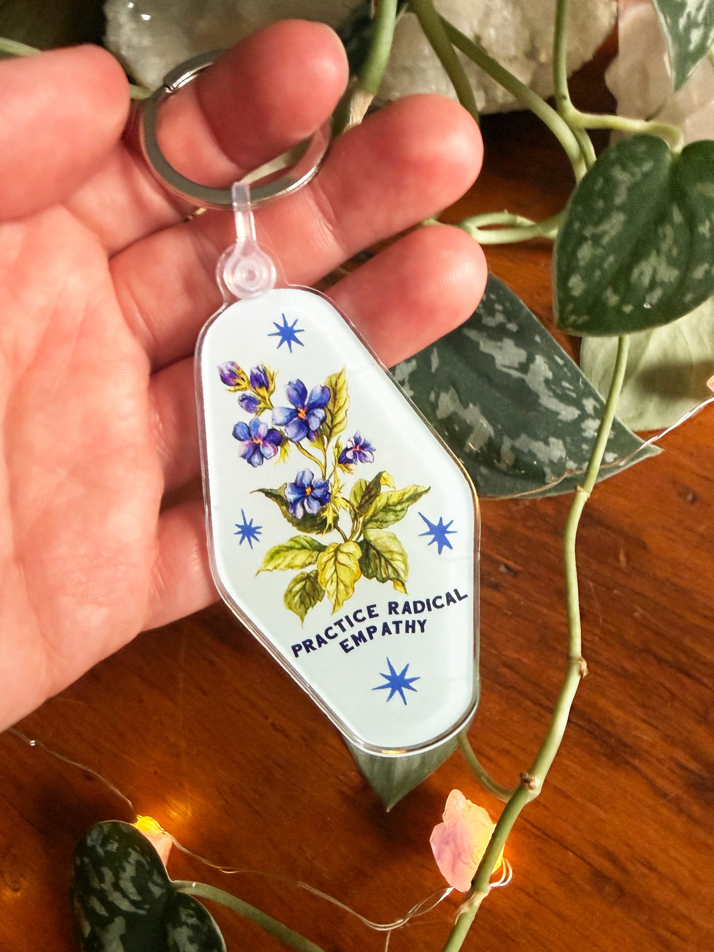Practice Radical Empathy: Feminist Keychain
