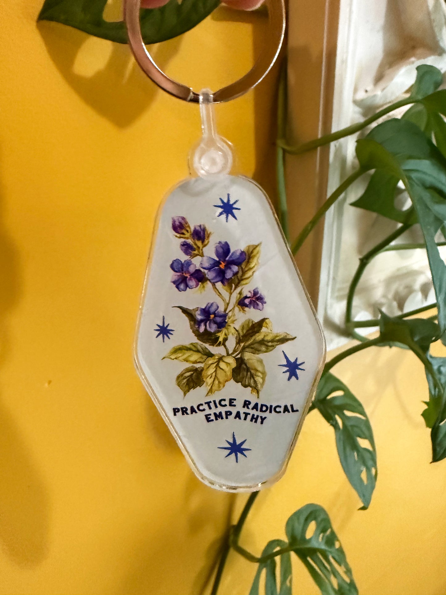 Practice Radical Empathy: Feminist Keychain