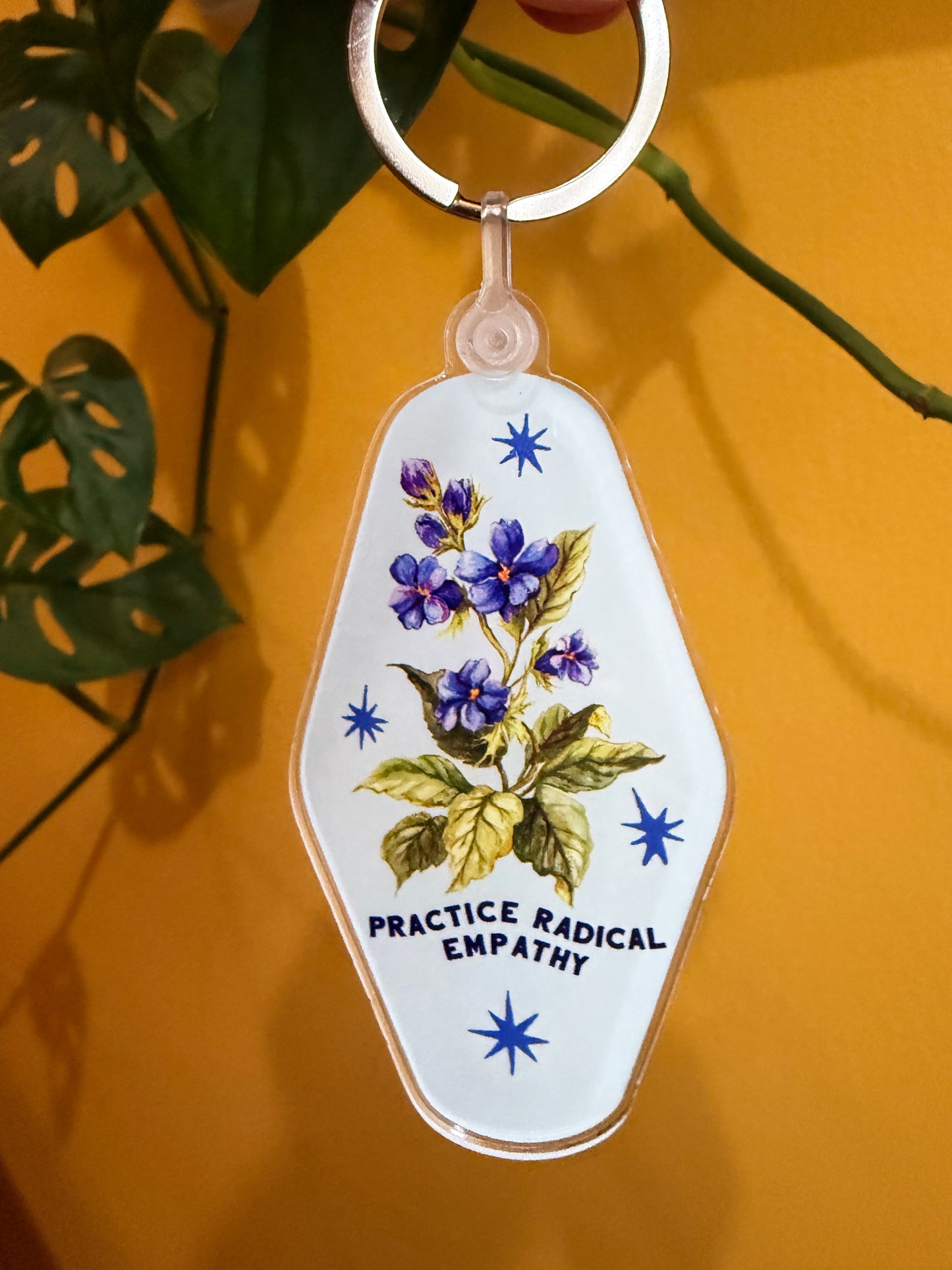 Practice Radical Empathy: Feminist Keychain