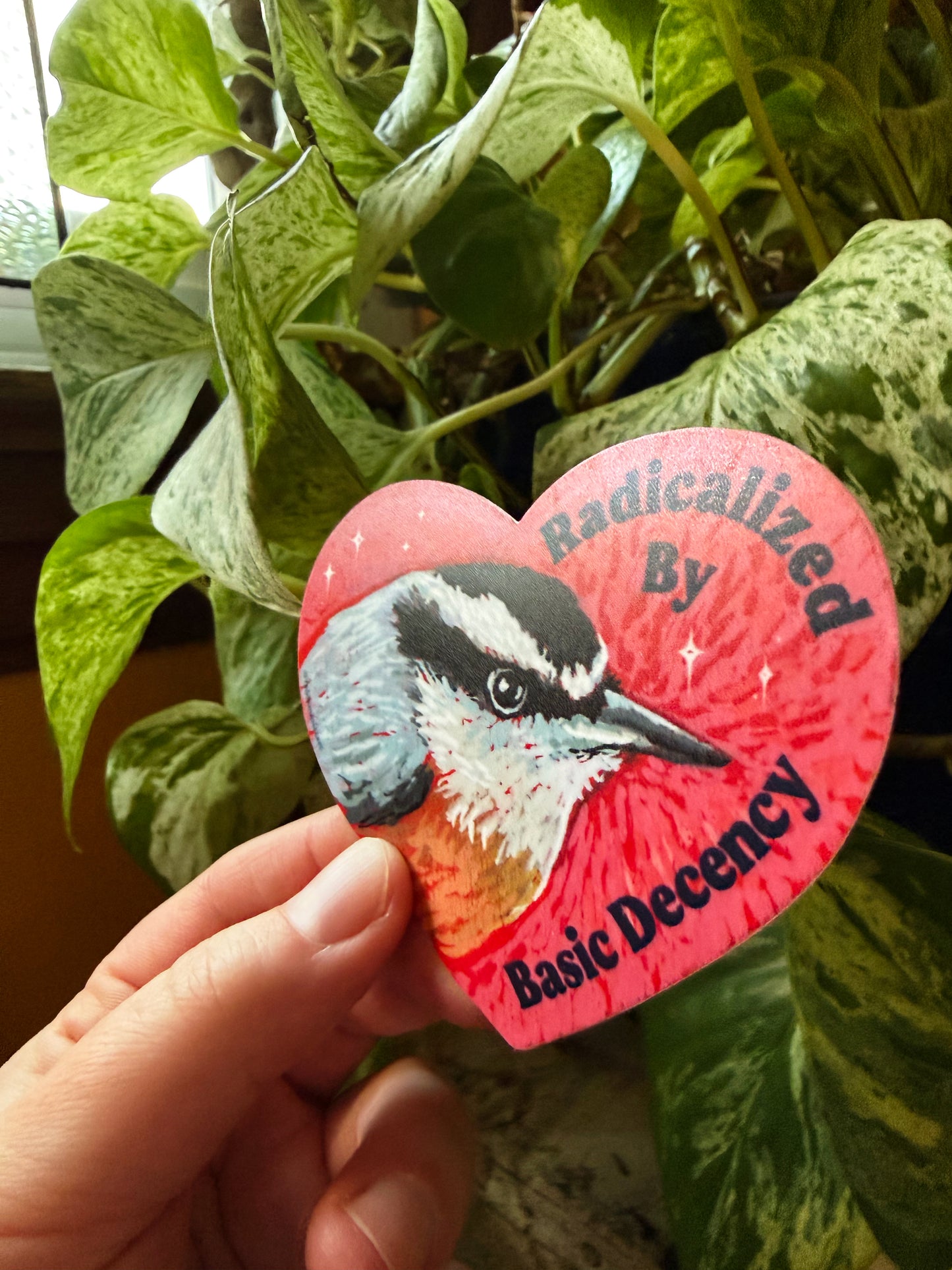 Radicalized By Basic Decency: feminist sticker