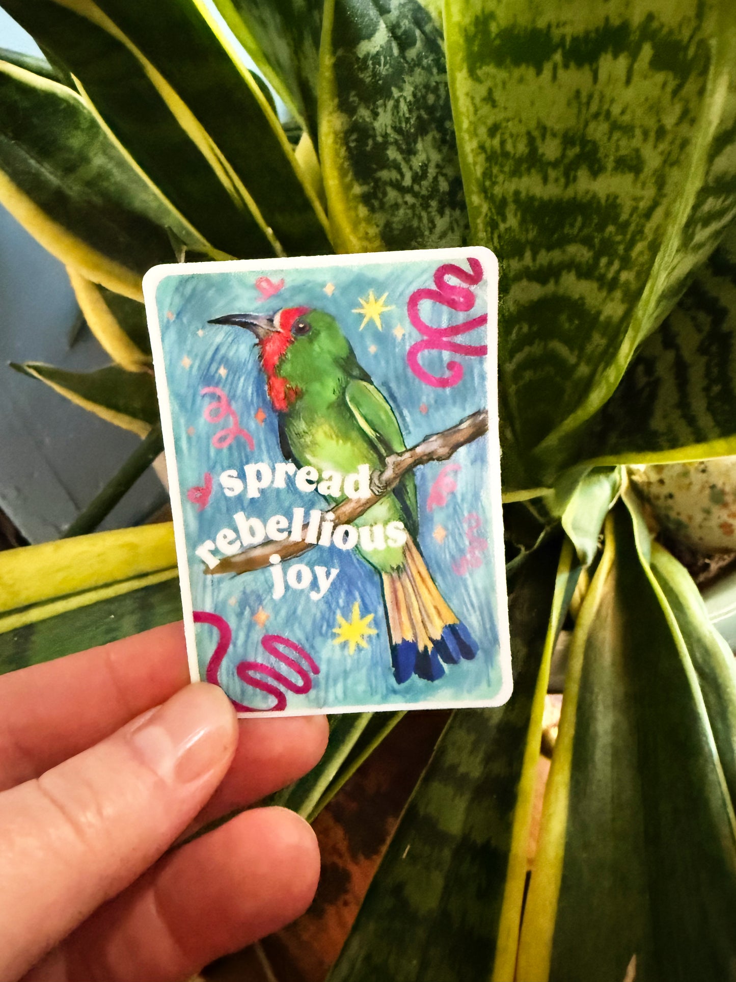 Spread Rebellious Joy: Feminist Sticker
