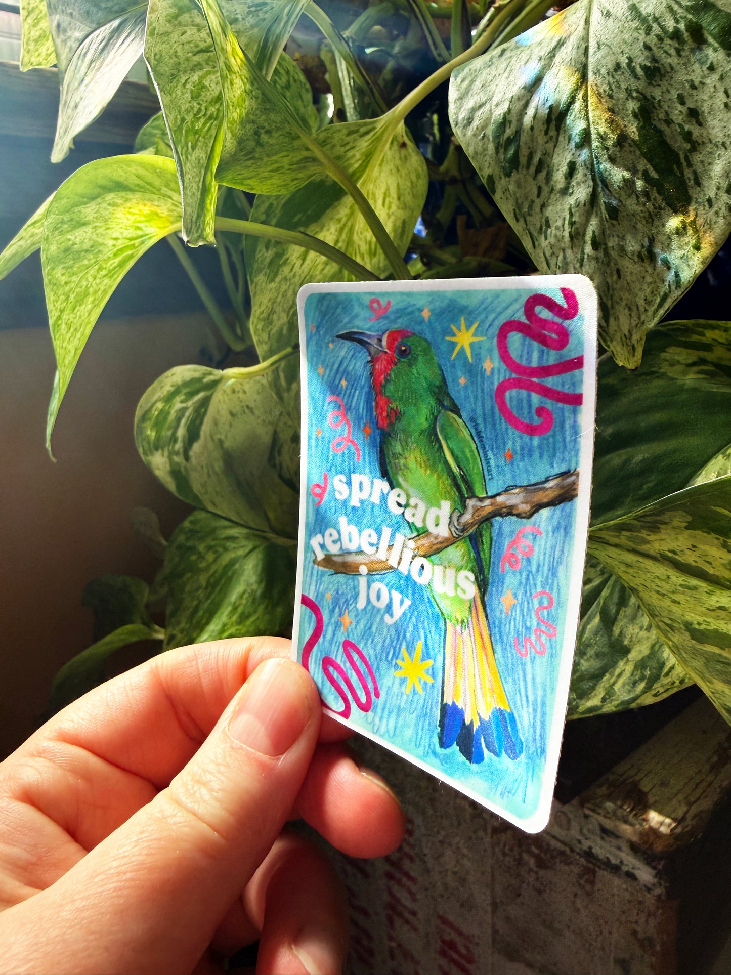 Spread Rebellious Joy: Feminist Sticker