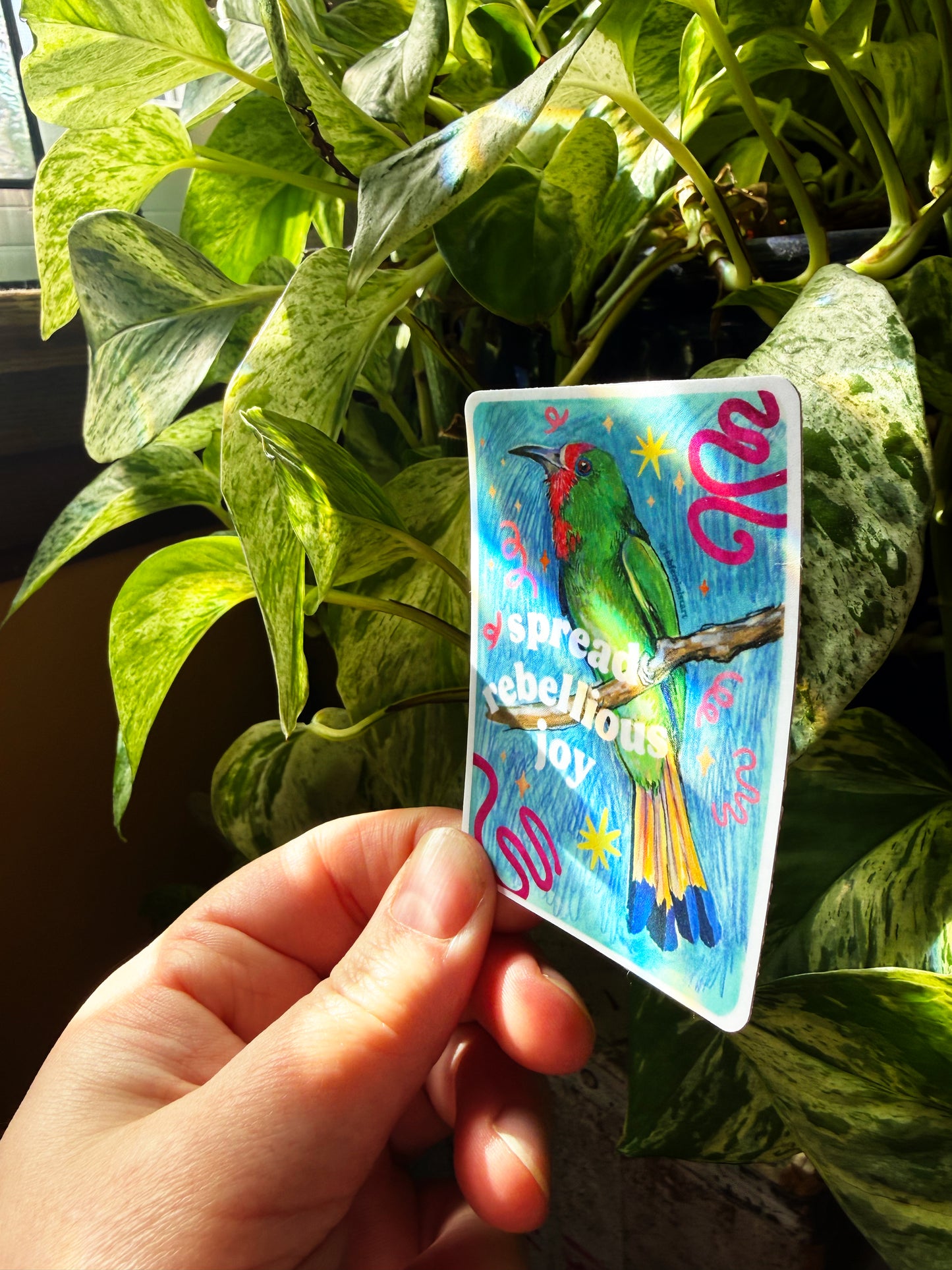 Spread Rebellious Joy: Feminist Sticker