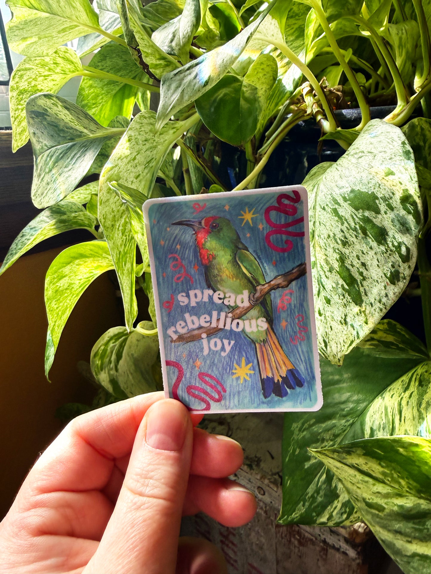 Spread Rebellious Joy: Feminist Sticker